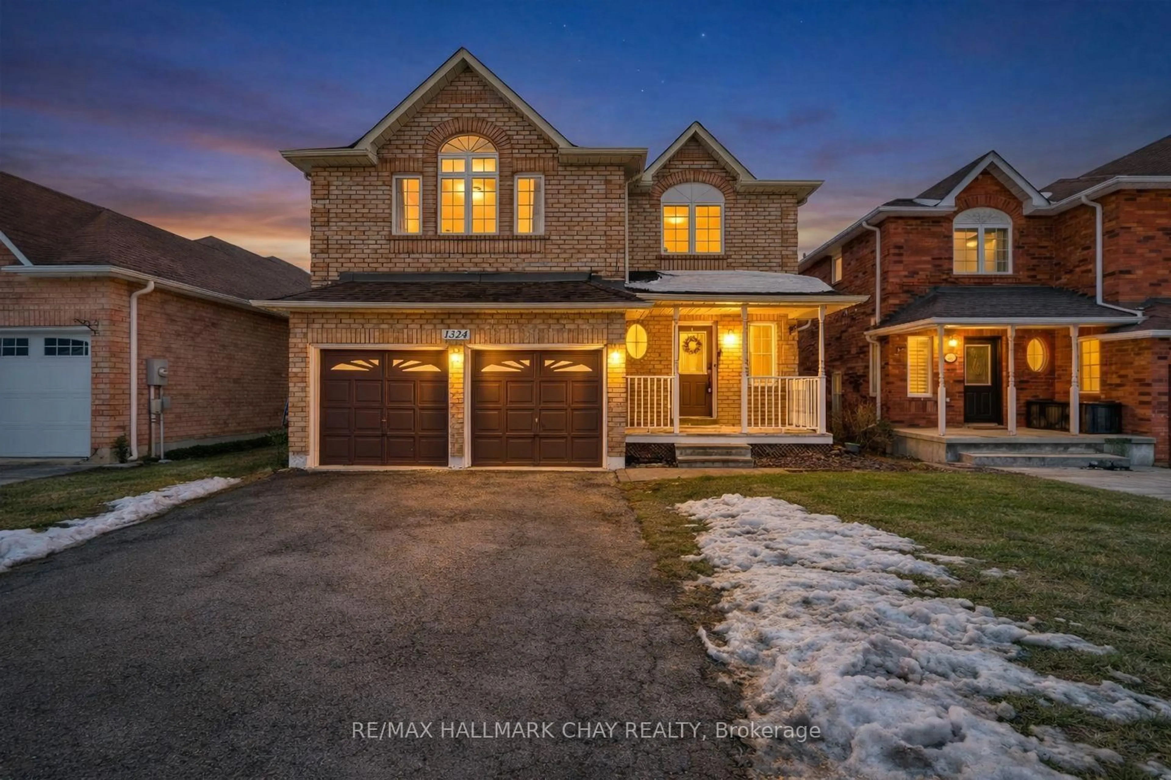 Home with brick exterior material, street for 1324 Forest St, Innisfil Ontario L9S 1Z7