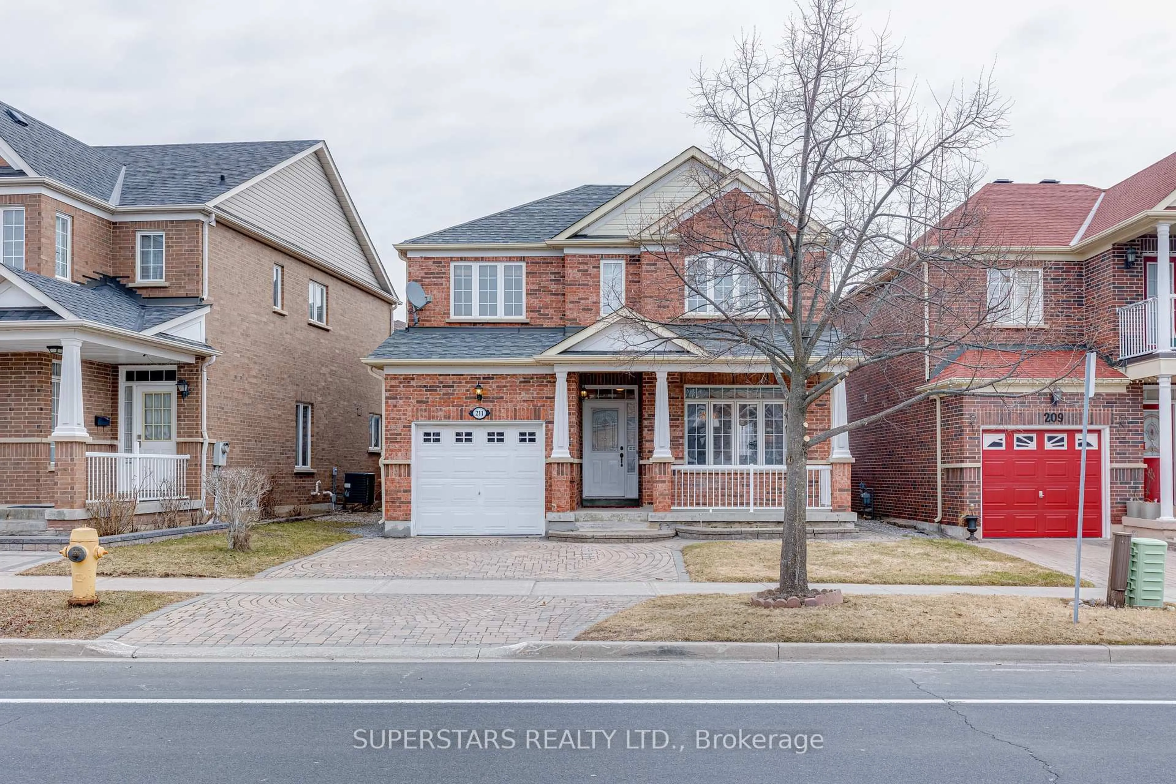 Home with brick exterior material, street for 211 Stonebridge Dr, Markham Ontario L6C 2S2