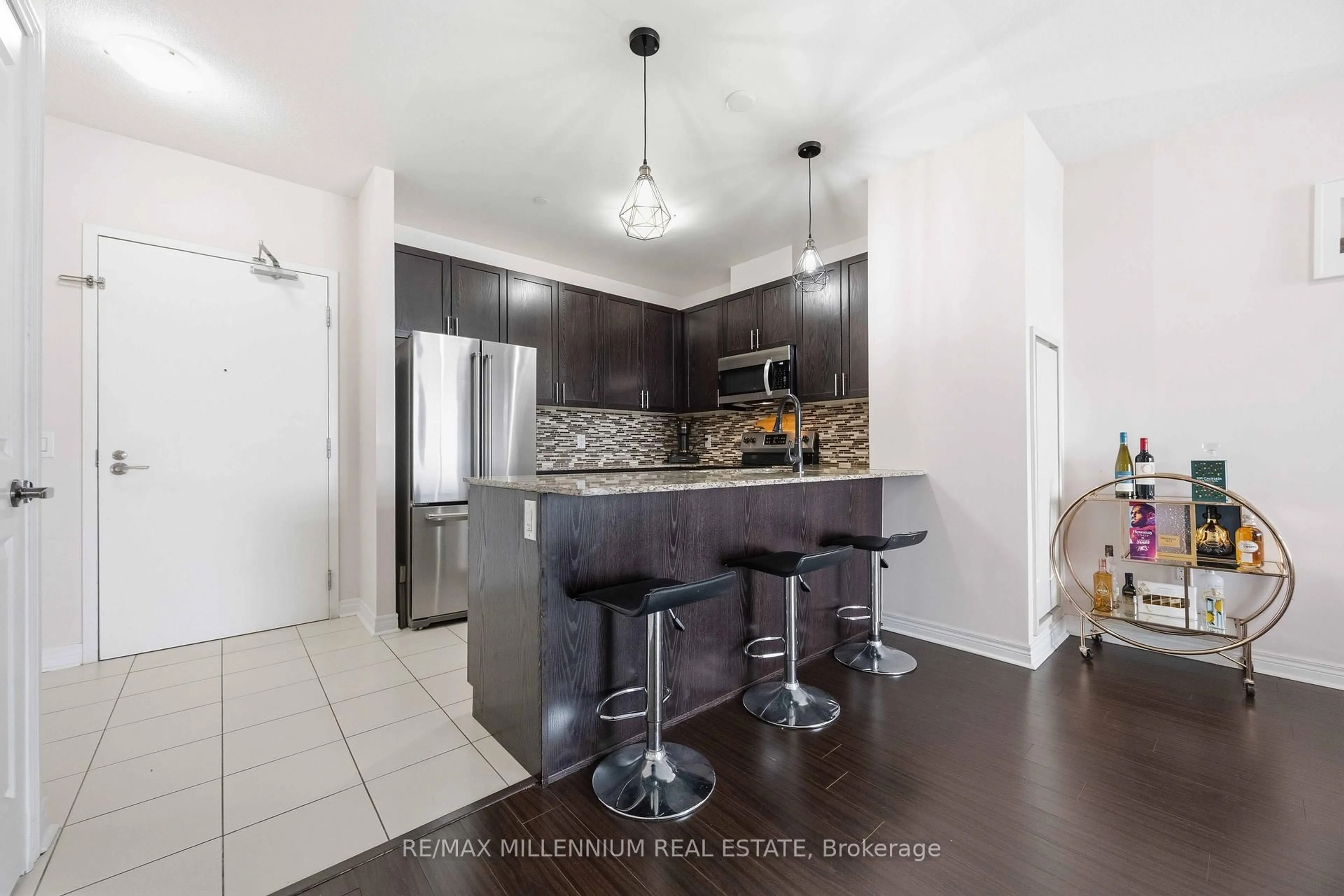Open concept kitchen, unknown for 7325 Markham Rd #504, Markham Ontario L3S 0C9