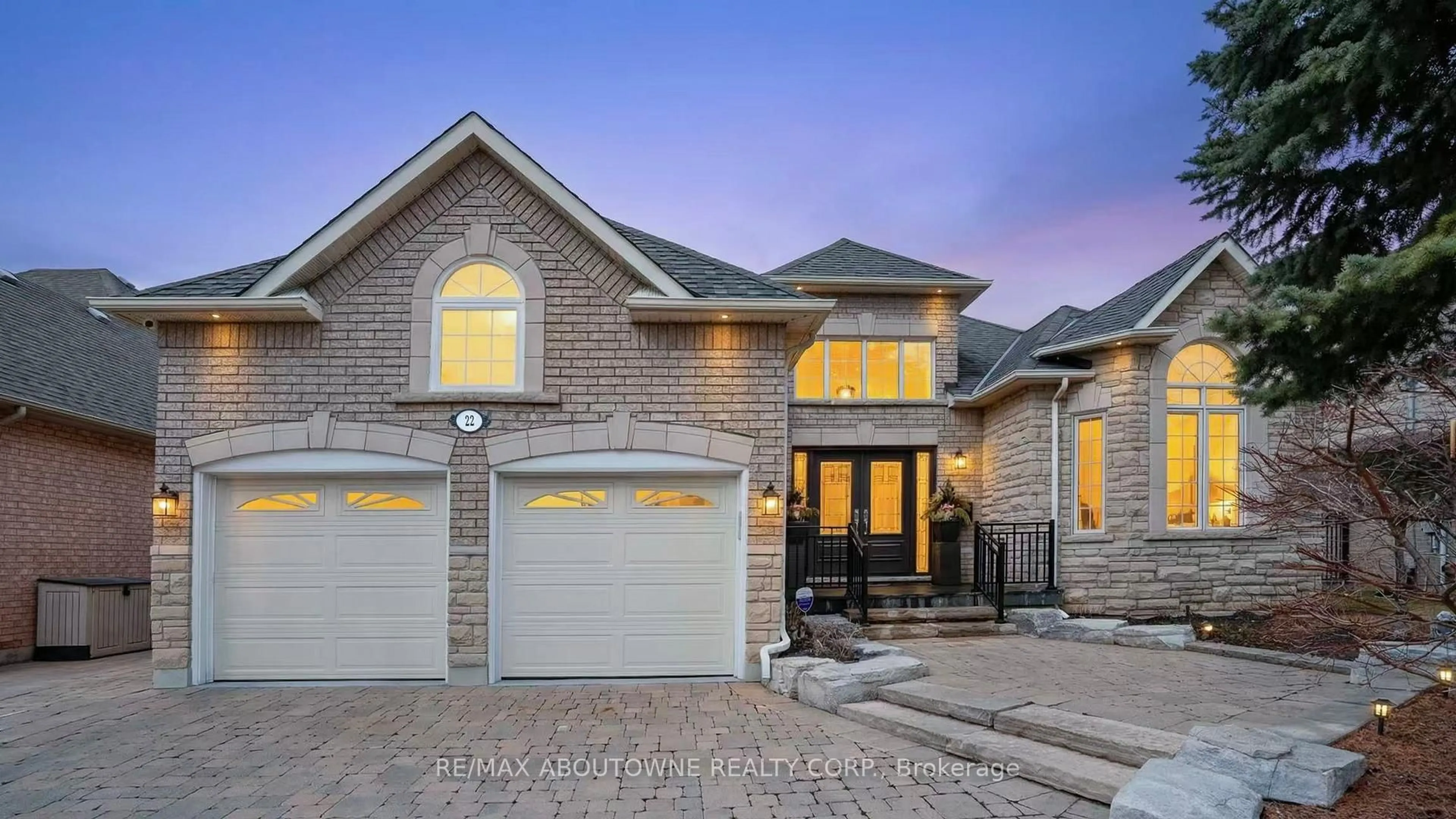 Home with brick exterior material, street for 22 Siderno Cres, Vaughan Ontario L4L 9M8