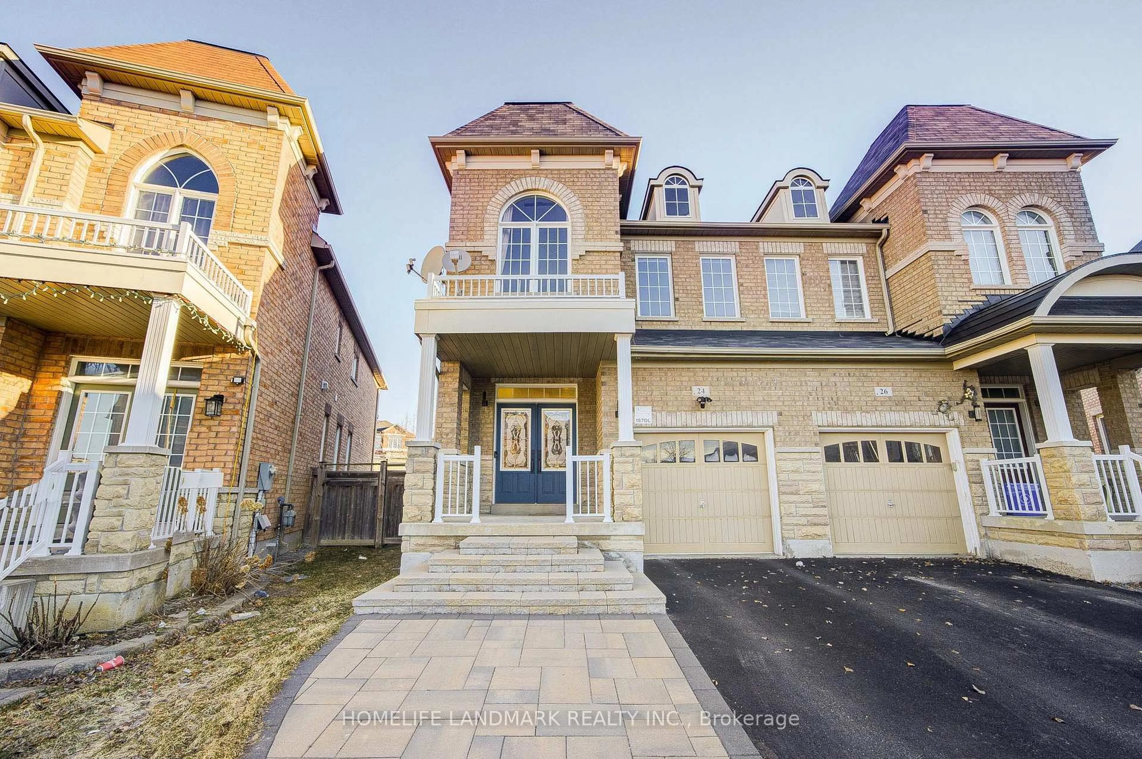 Home with brick exterior material, street for 24 Haskett Dr, Markham Ontario L6B 0S9