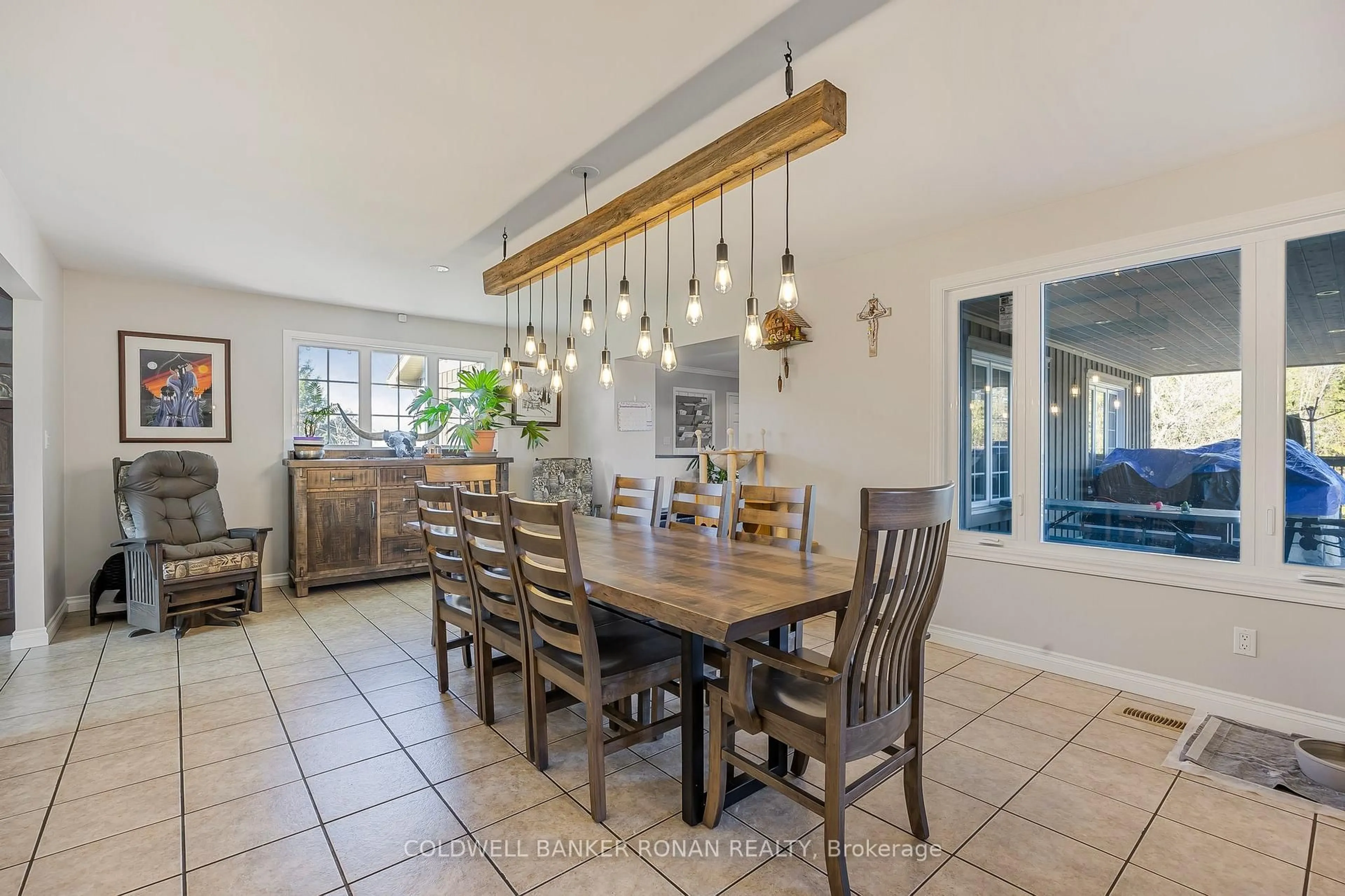 Dining room, ceramic/tile floor for 5735 Concession Rd 6, Adjala-Tosorontio Ontario L0M 1J0