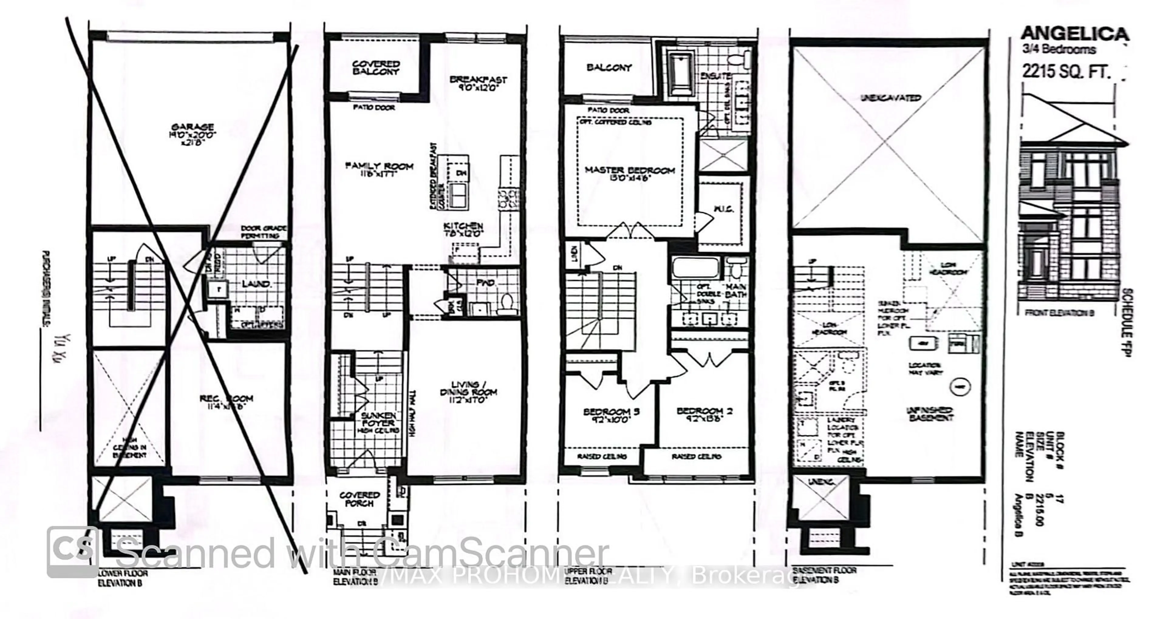 Floor plan for 58 Seine Lane, Richmond Hill Ontario L4S 0P9