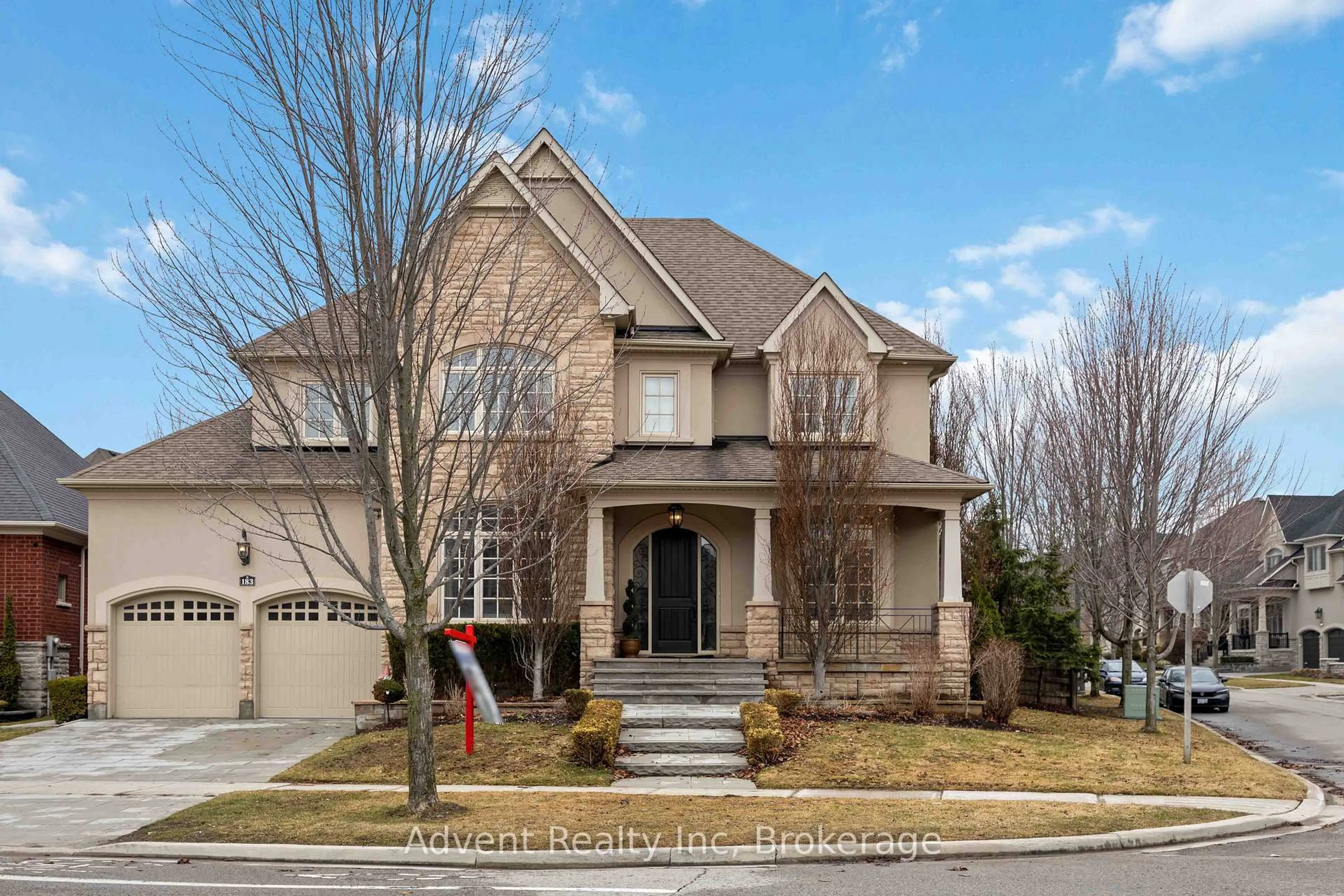 Home with brick exterior material, street for 183 Angus Glen Blvd, Markham Ontario L6C 0K1