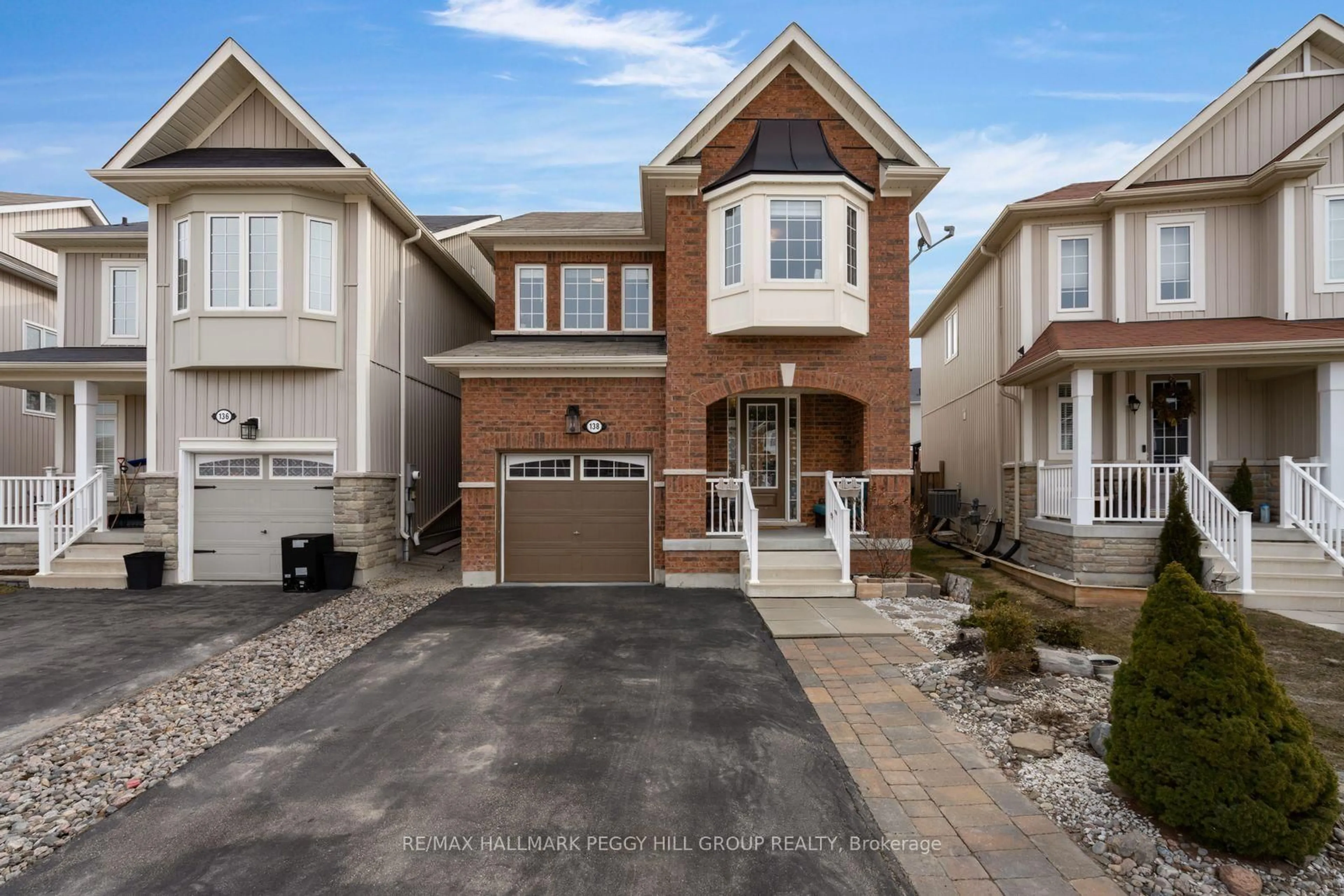 Home with brick exterior material, street for 138 Mount Cres, Essa Ontario L3W 0N1