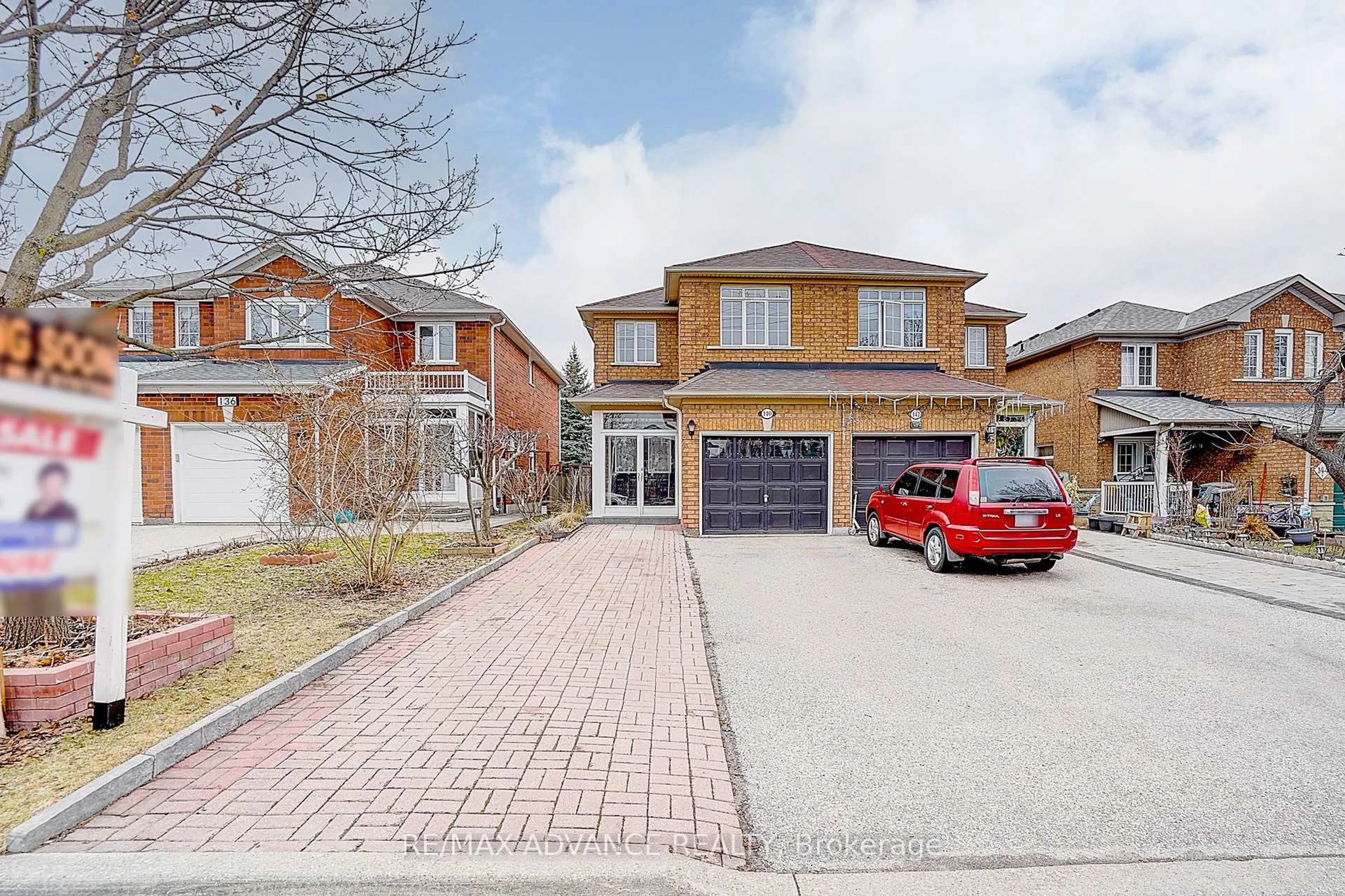 Home with brick exterior material, street for 140 Vanguard Rd, Vaughan Ontario L4K 5G8