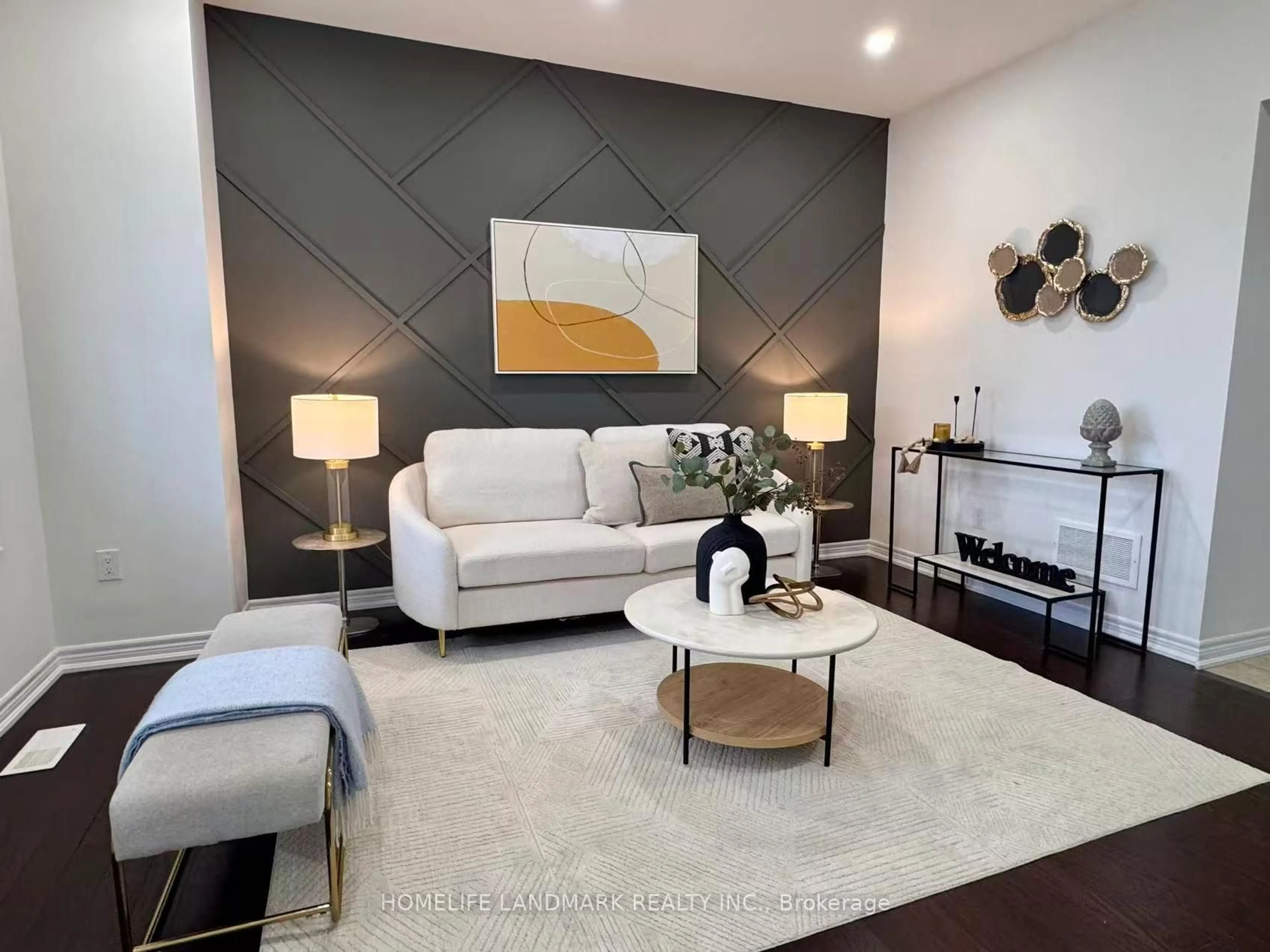 Living room with furniture, unknown for 97 Cornwall Dr, Markham Ontario L6B 0Y8