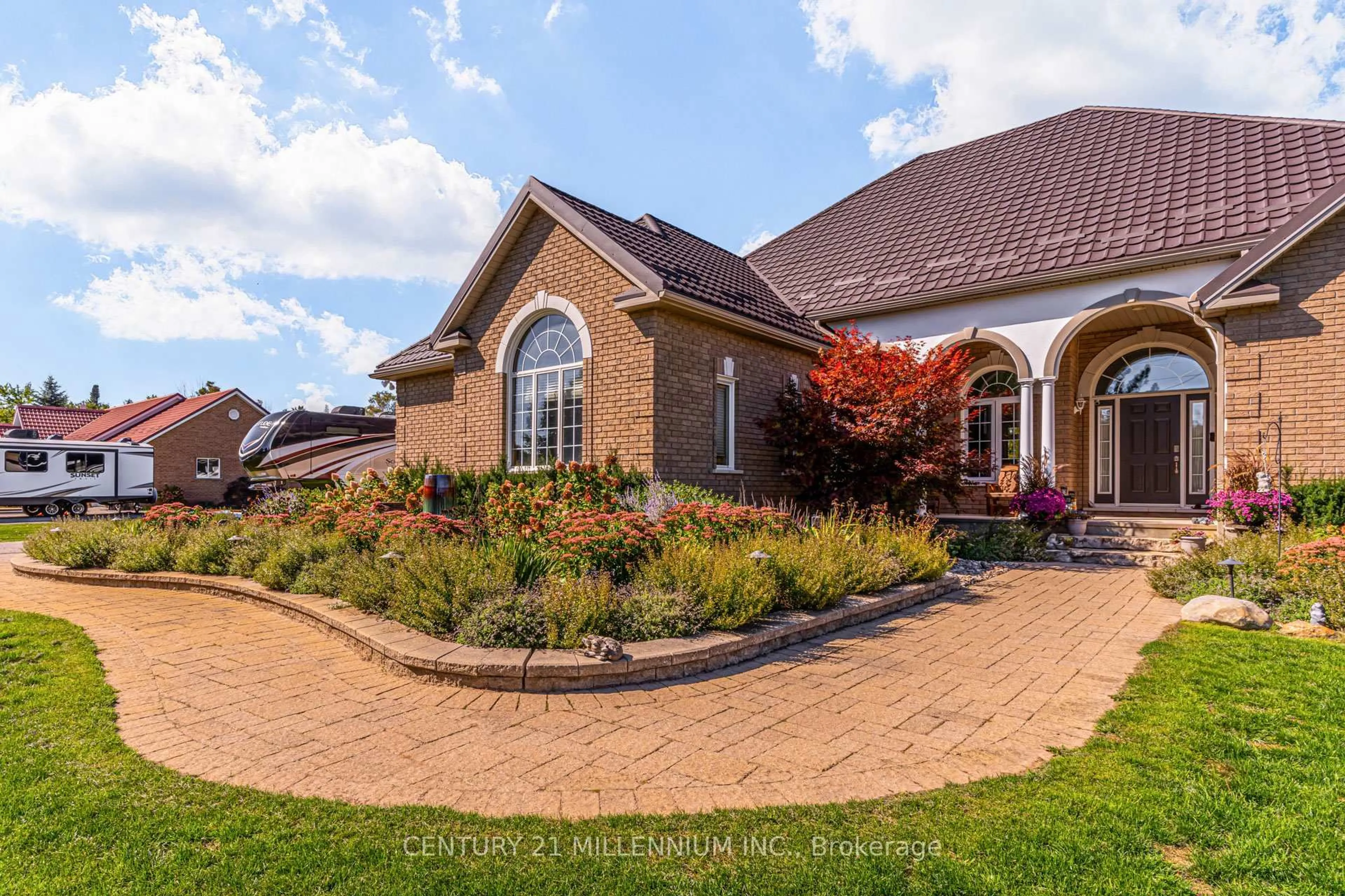 Home with brick exterior material, street for 9344 County 1 Rd, Adjala-Tosorontio Ontario L0N 1P0