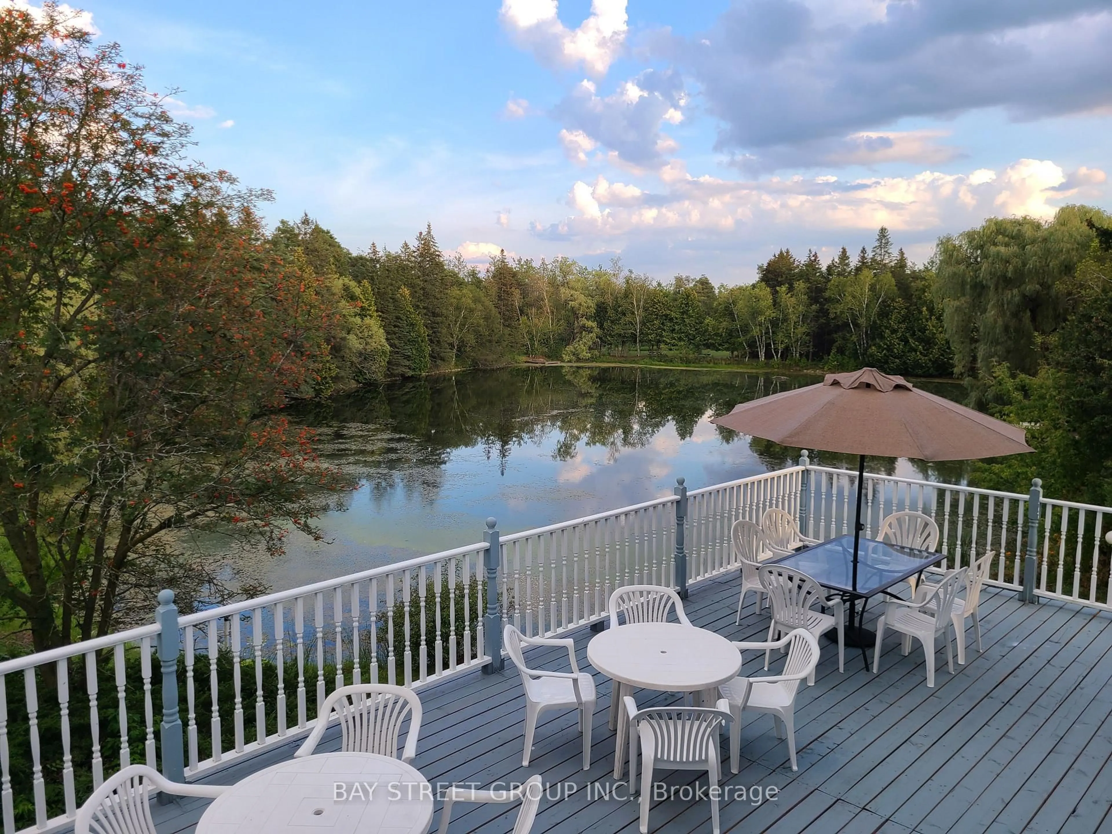 Patio, water/lake/river/ocean view for 13123 Mccowan Rd, Whitchurch-Stouffville Ontario L4A 3Y5