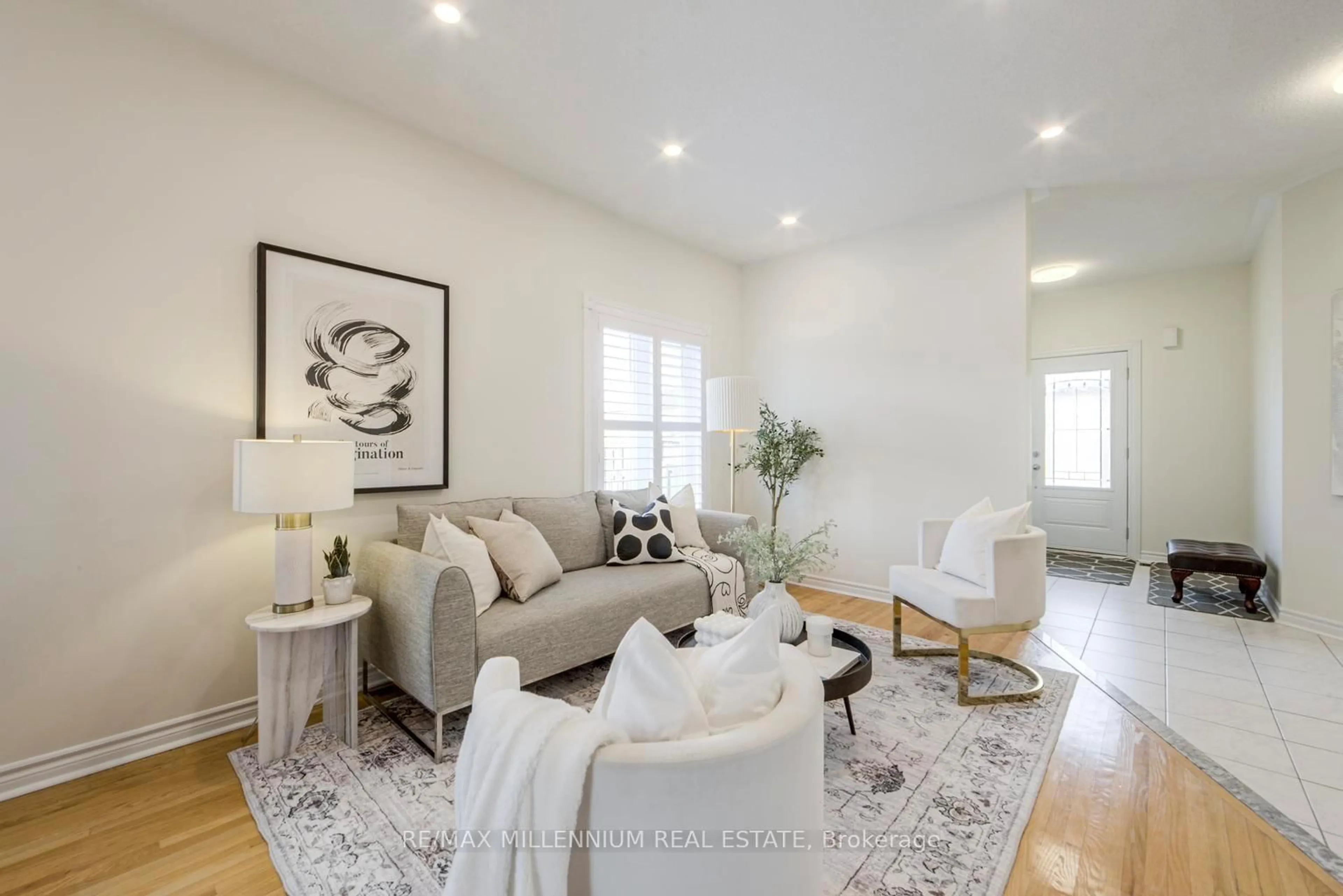 Living room with furniture, unknown for 163 Golden Ave, Markham Ontario L3S 4E5