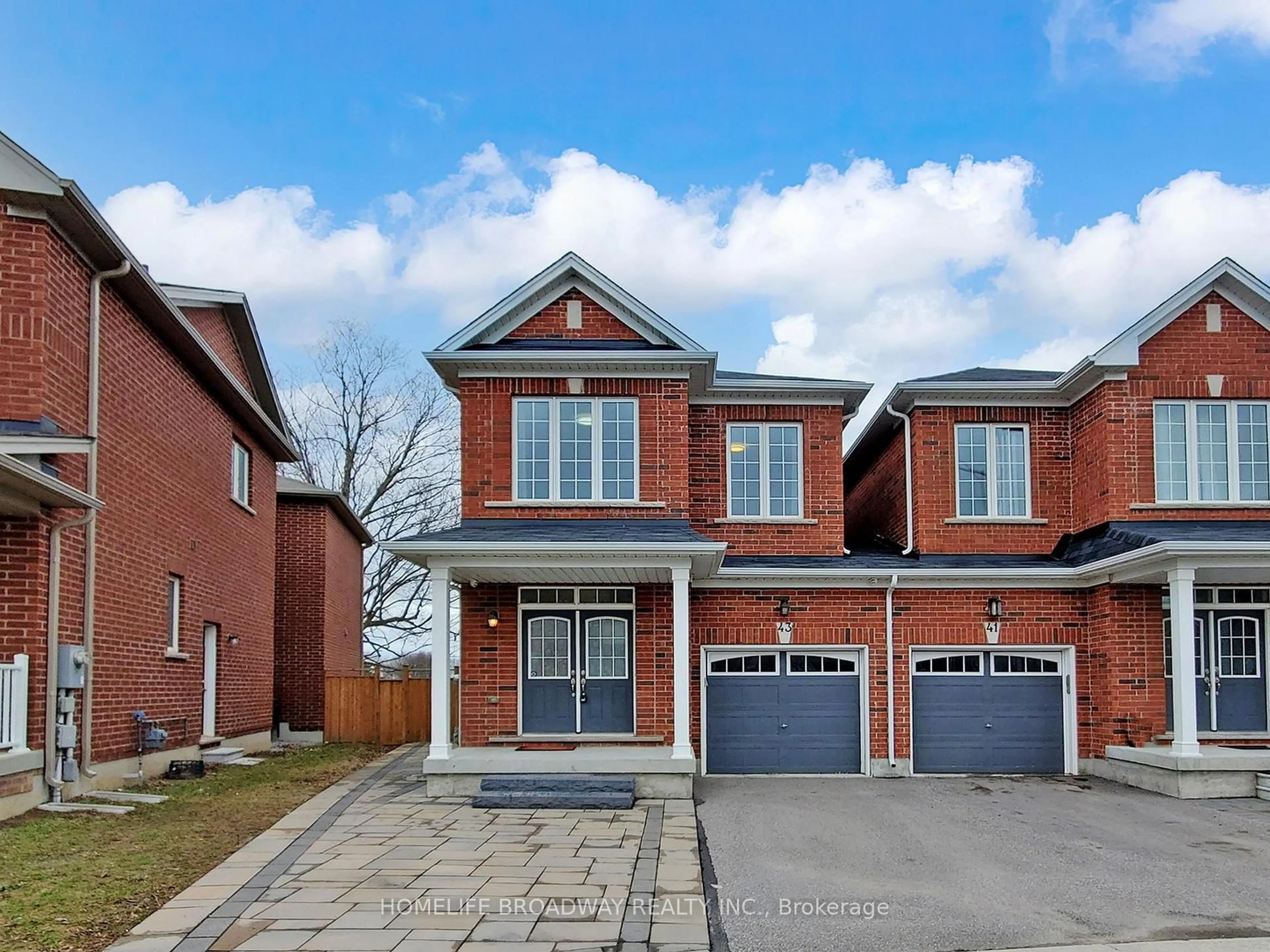 Home with brick exterior material, street for 43 Titan Tr, Markham Ontario L3S 0E2