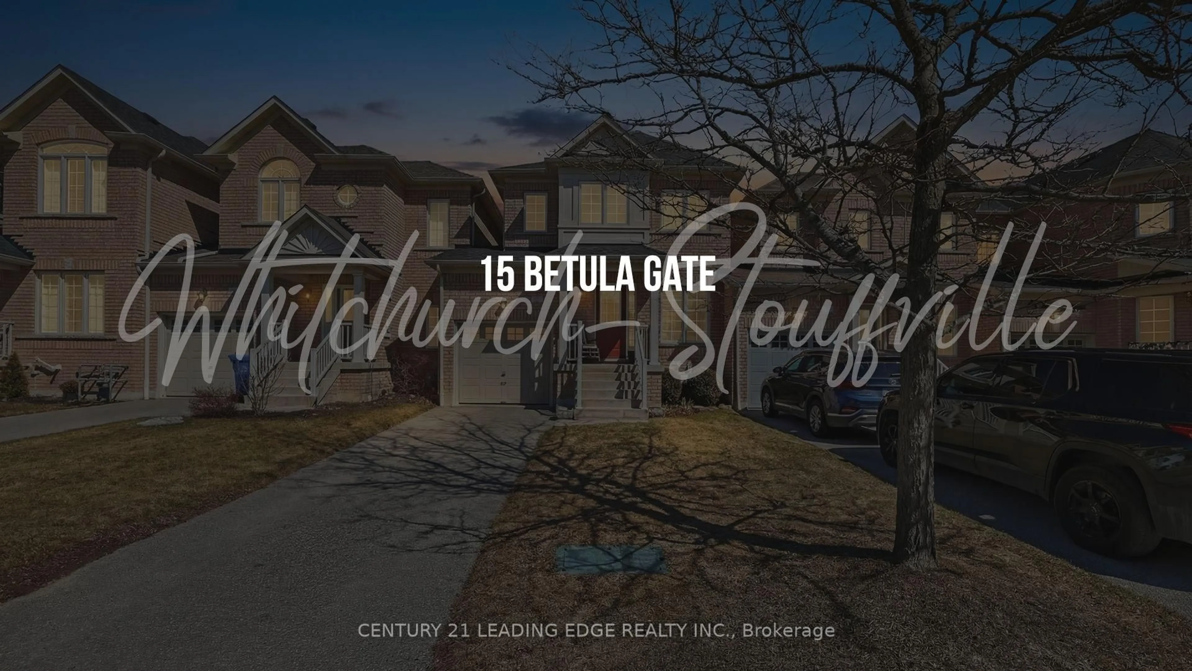 A pic from outside/outdoor area/front of a property/back of a property/a pic from drone, street for 15 Betula Gate, Whitchurch-Stouffville Ontario L4A 0V2