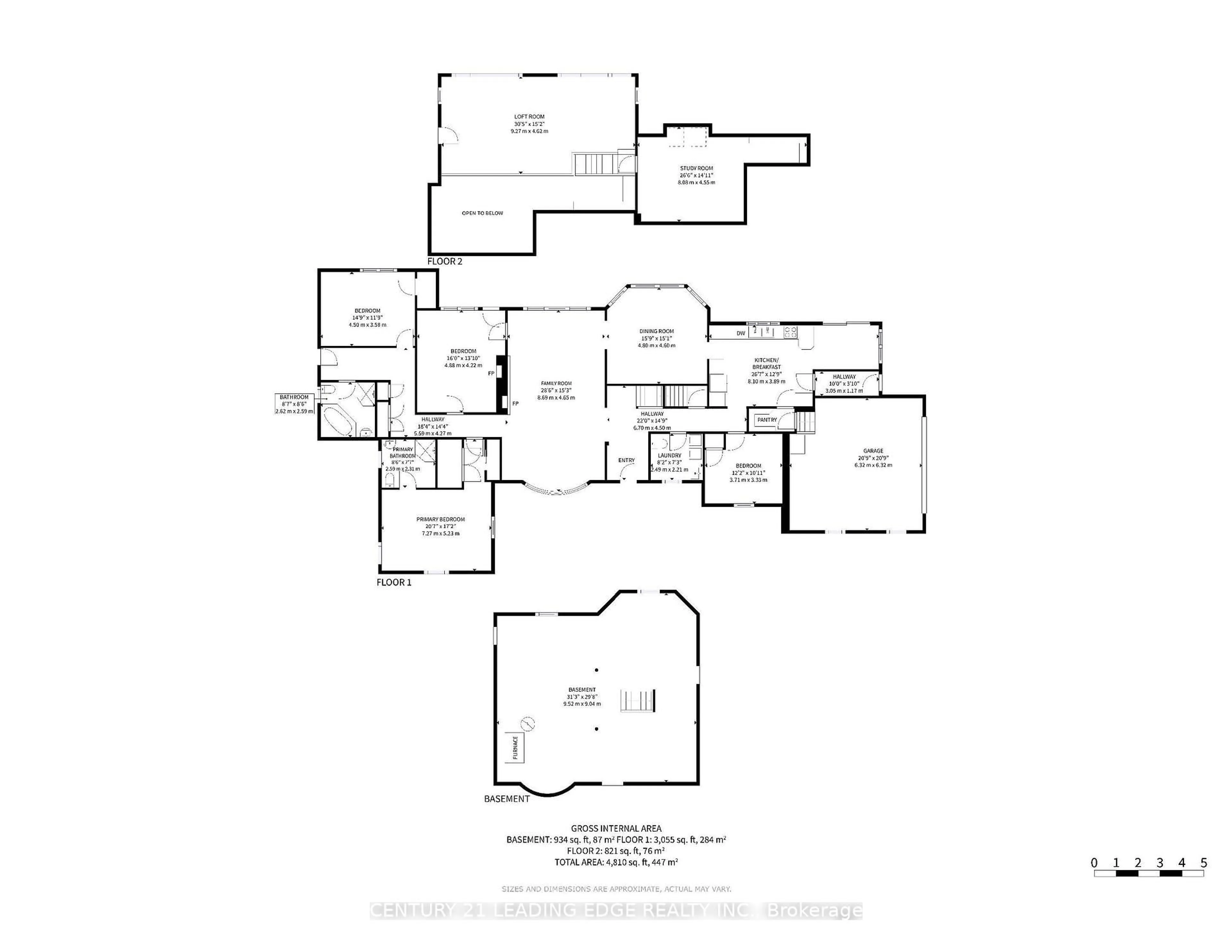 Floor plan for 26 Church Lane, Markham Ontario L3T 2G5