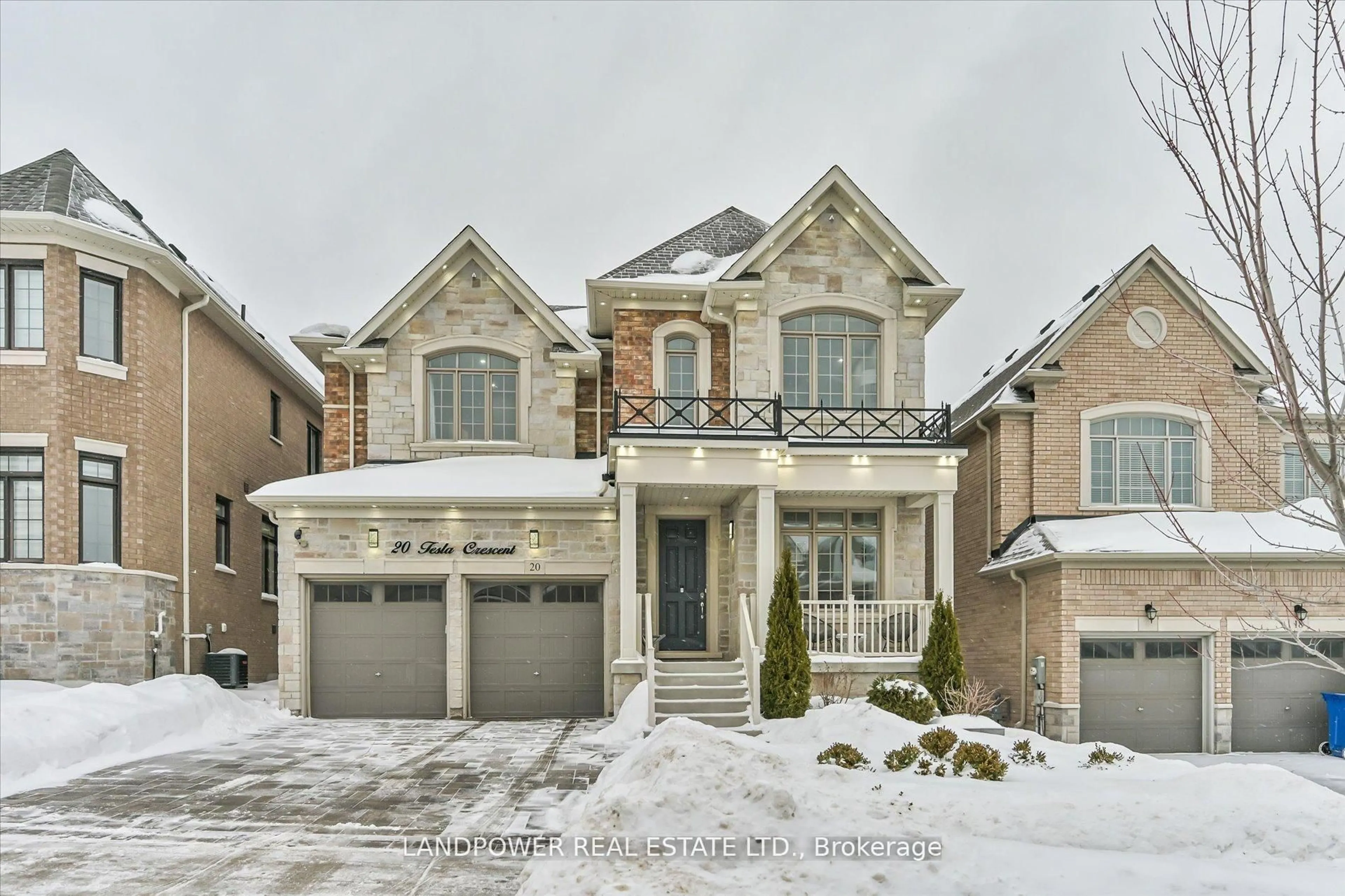 Home with brick exterior material, street for 20 Tesla Cres, East Gwillimbury Ontario L9N 0T3