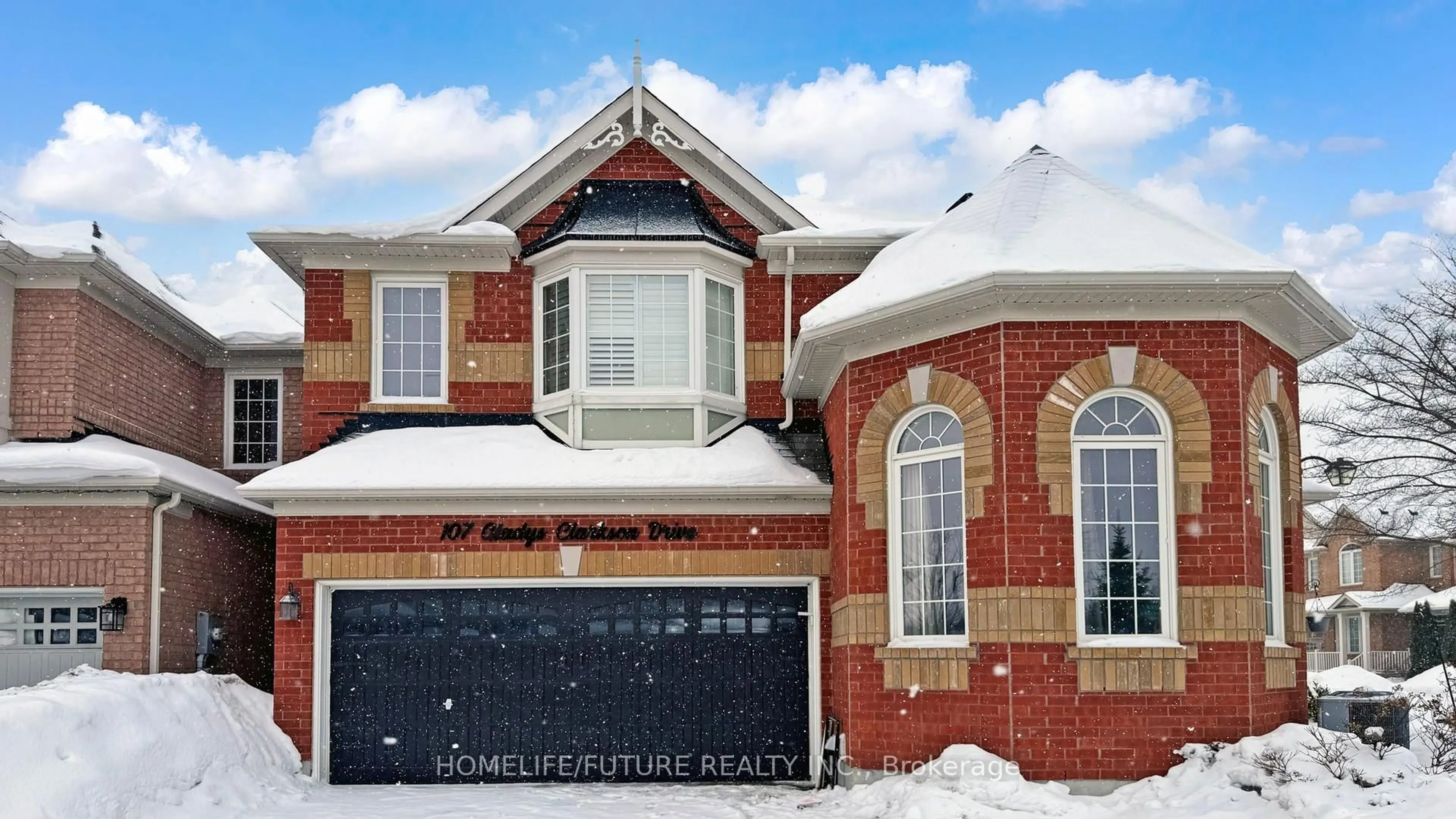 Home with brick exterior material, street for 107 Gladys Clarkson Dr, Whitchurch-Stouffville Ontario L4A 0R3