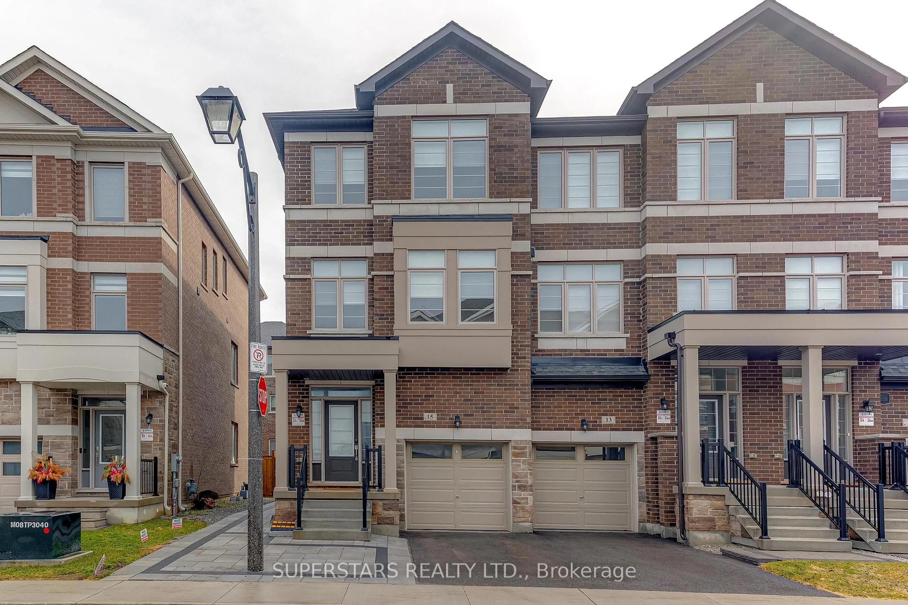 Home with brick exterior material, street for 15 Sissons Way, Markham Ontario L6B 1R2
