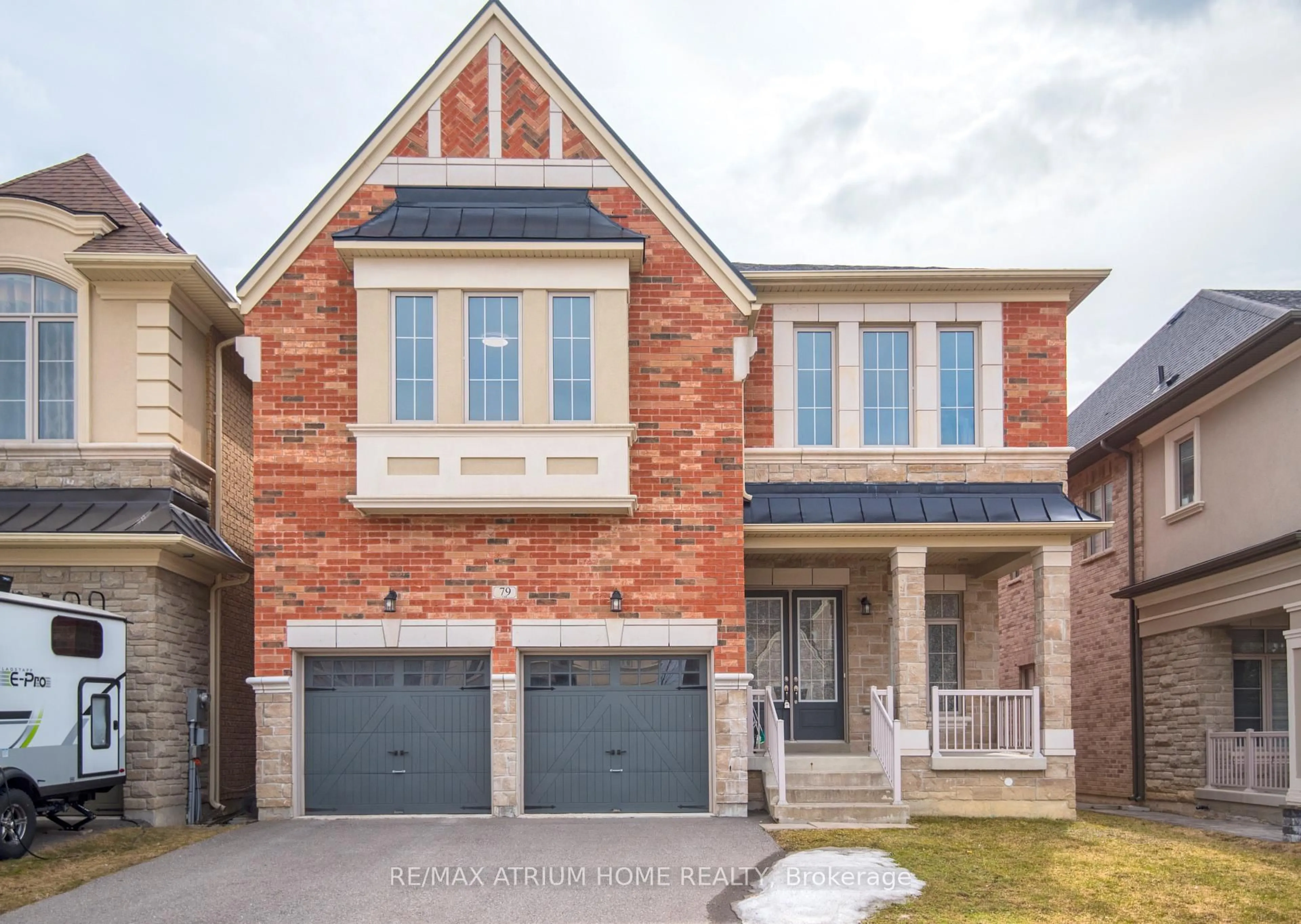 Home with brick exterior material, street for 79 Wellspring Ave, Richmond Hill Ontario L4E 1E8