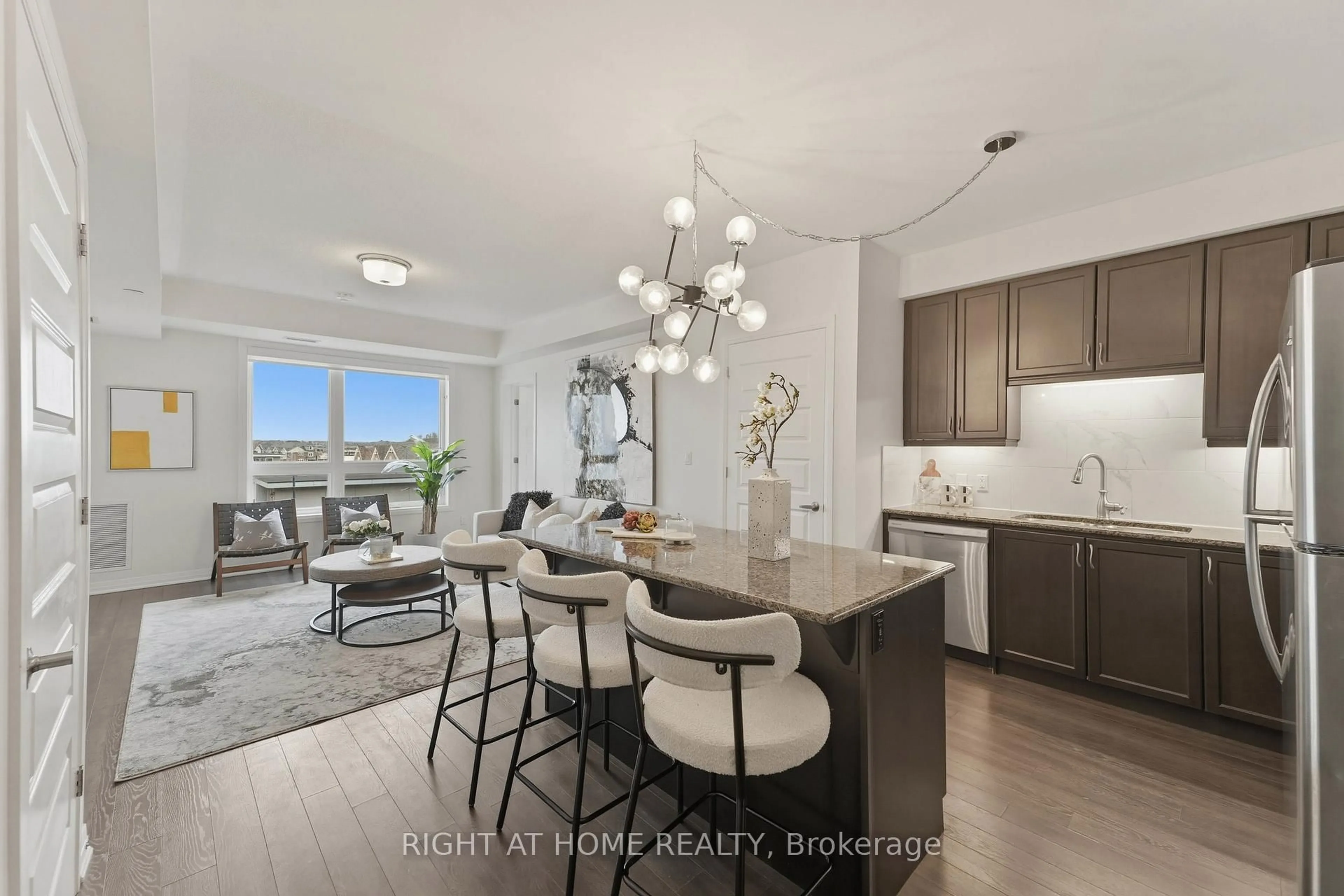 Open concept kitchen, unknown for 2 Adam Sellers St #503, Markham Ontario L6B 1P2