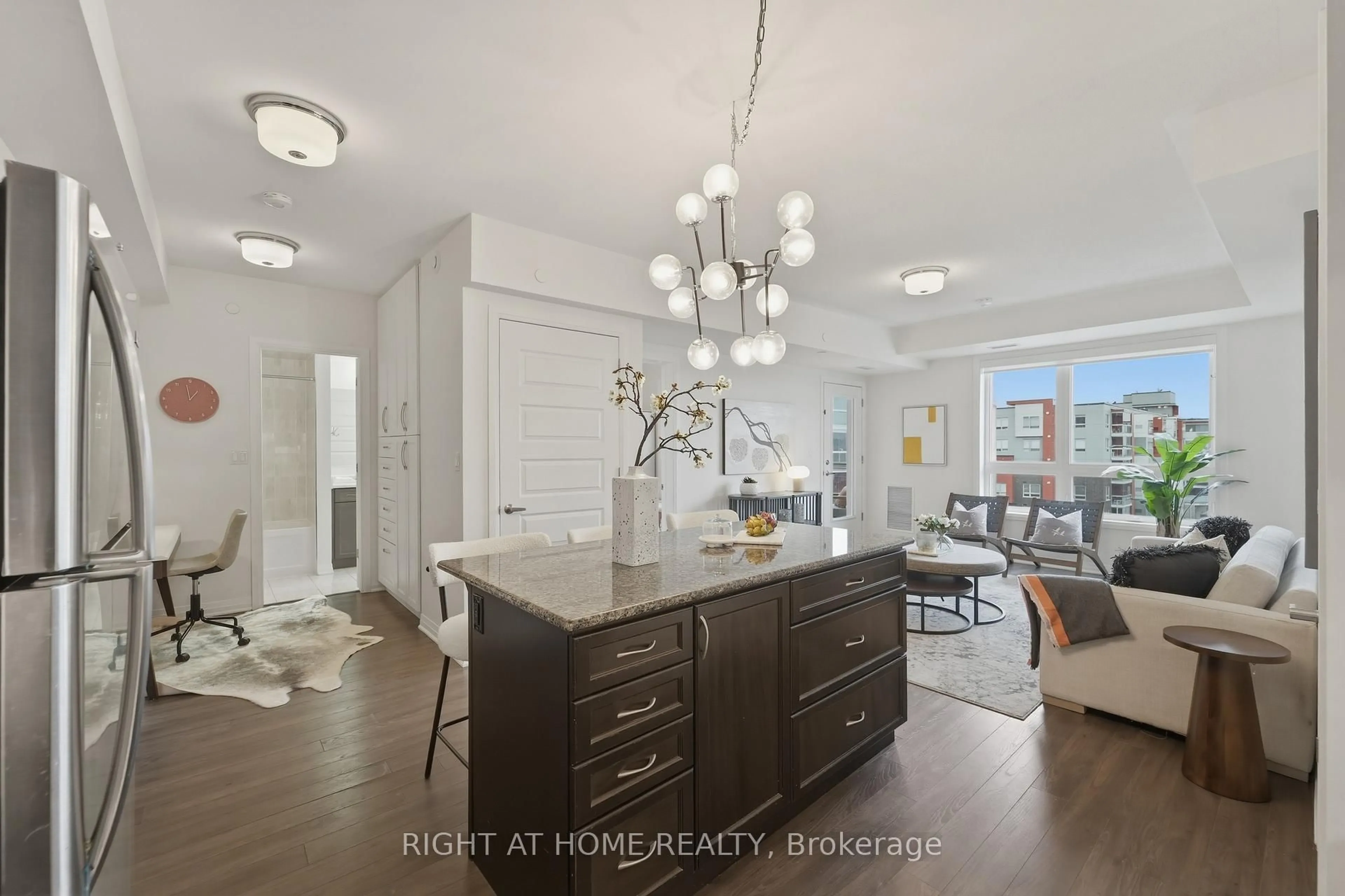 Open concept kitchen, unknown for 2 Adam Sellers St #503, Markham Ontario L6B 1P2