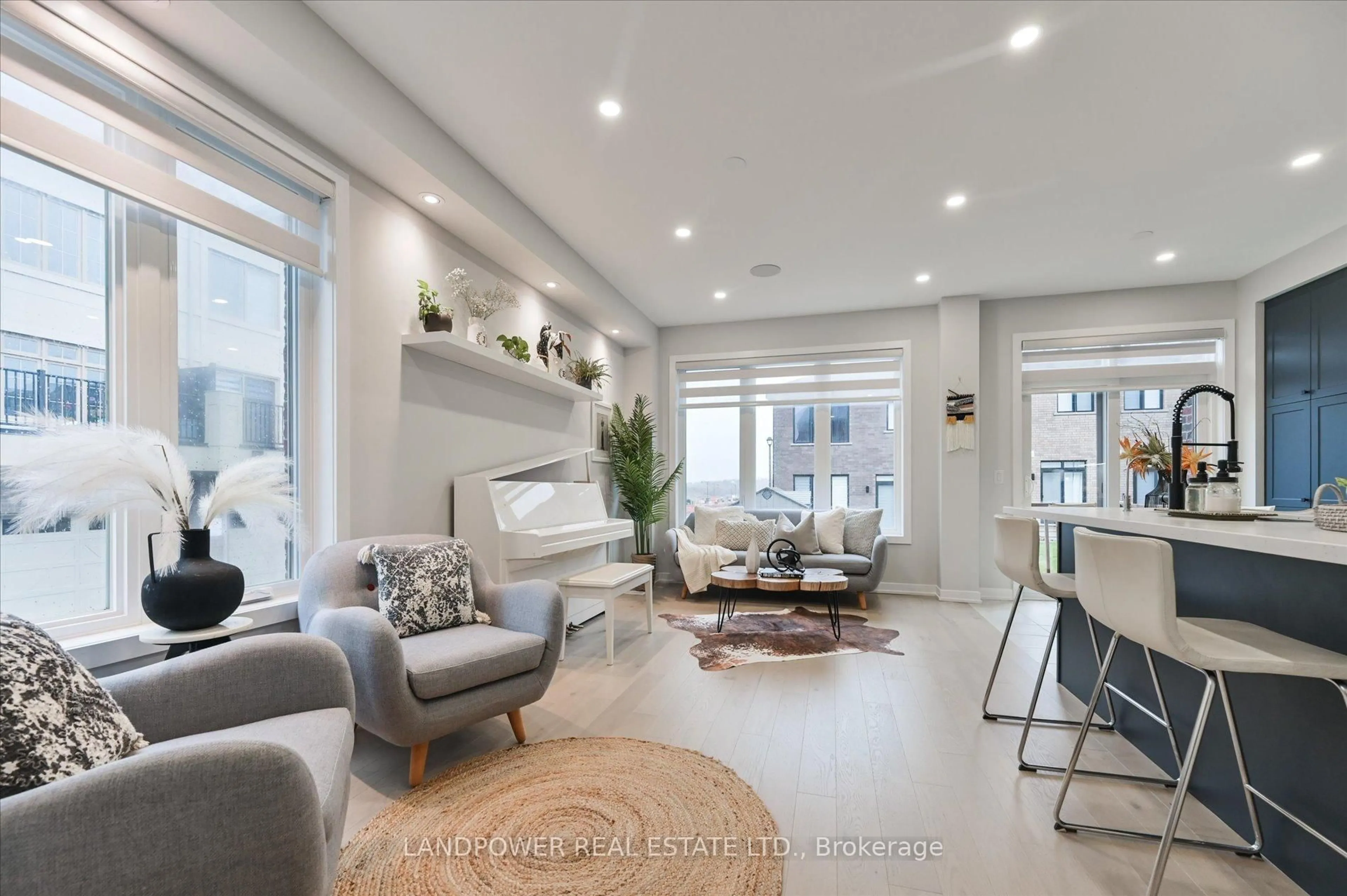 Living room with furniture, unknown for 32 Harvey Bunker Cres, Markham Ontario L6C 3K3