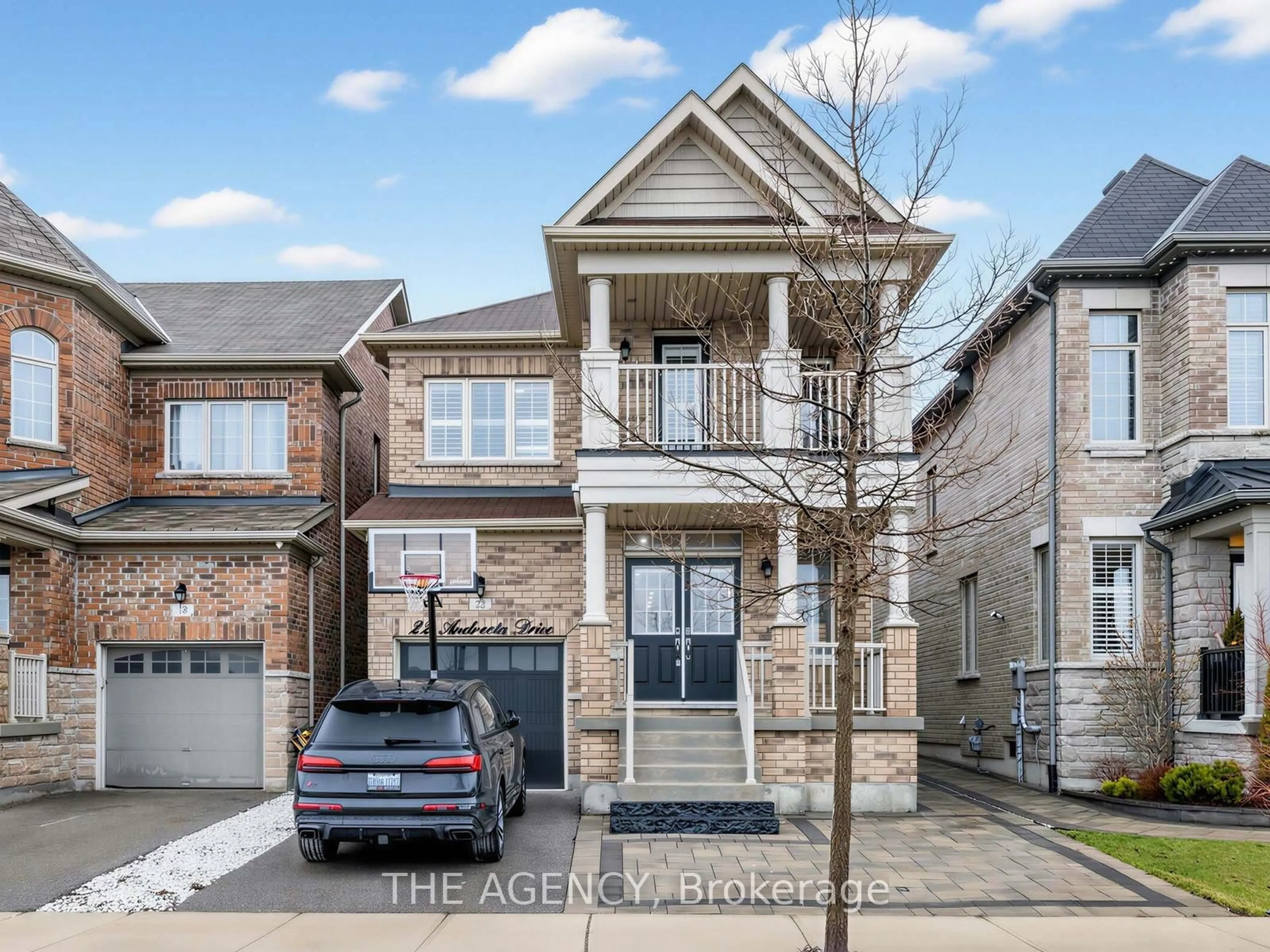 Home with brick exterior material, street for 22 Andreeta Dr, Vaughan Ontario L4H 4H2