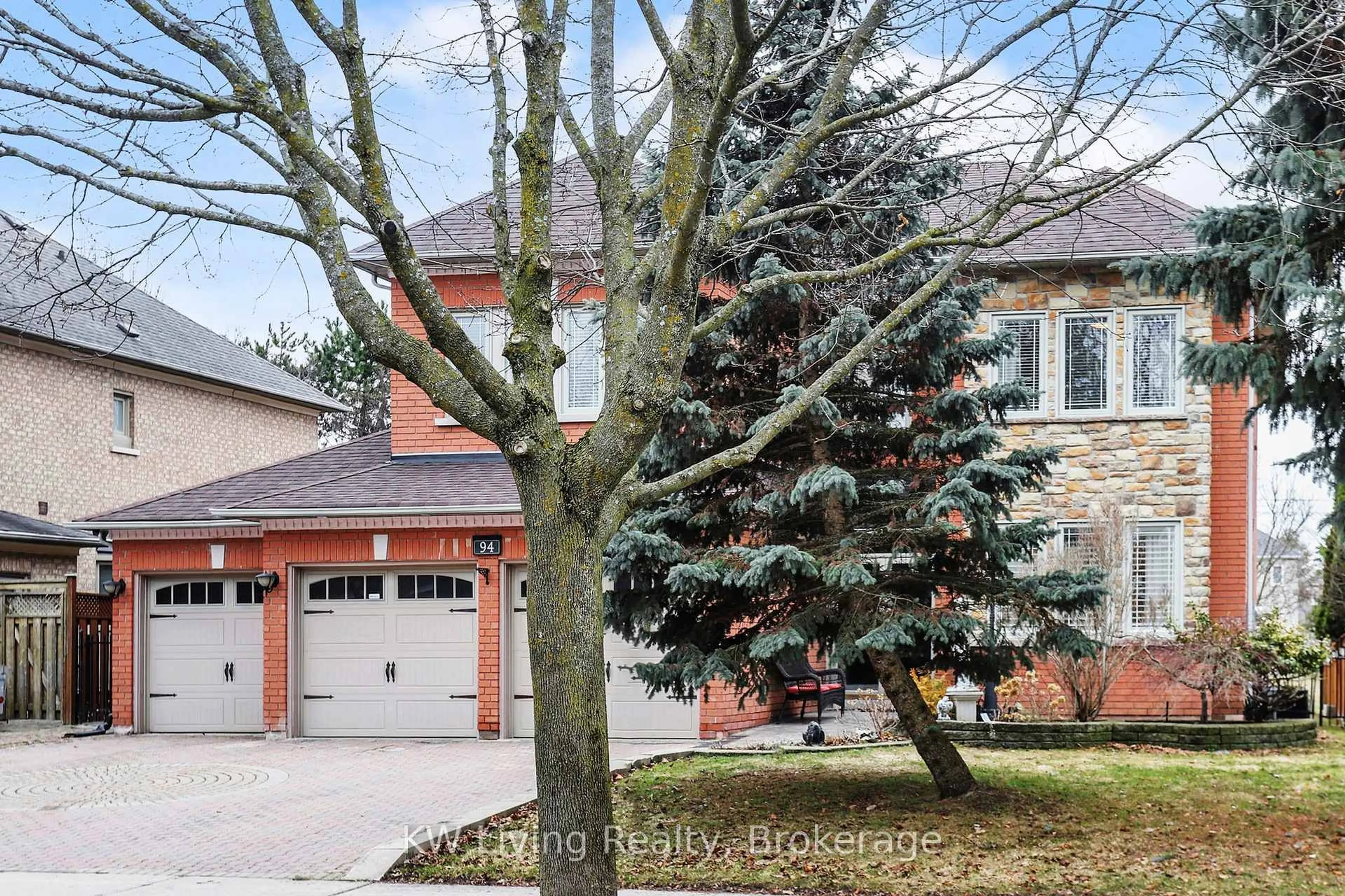 Home with brick exterior material, street for 94 Silver Rose Cres, Markham Ontario L6C 1W6