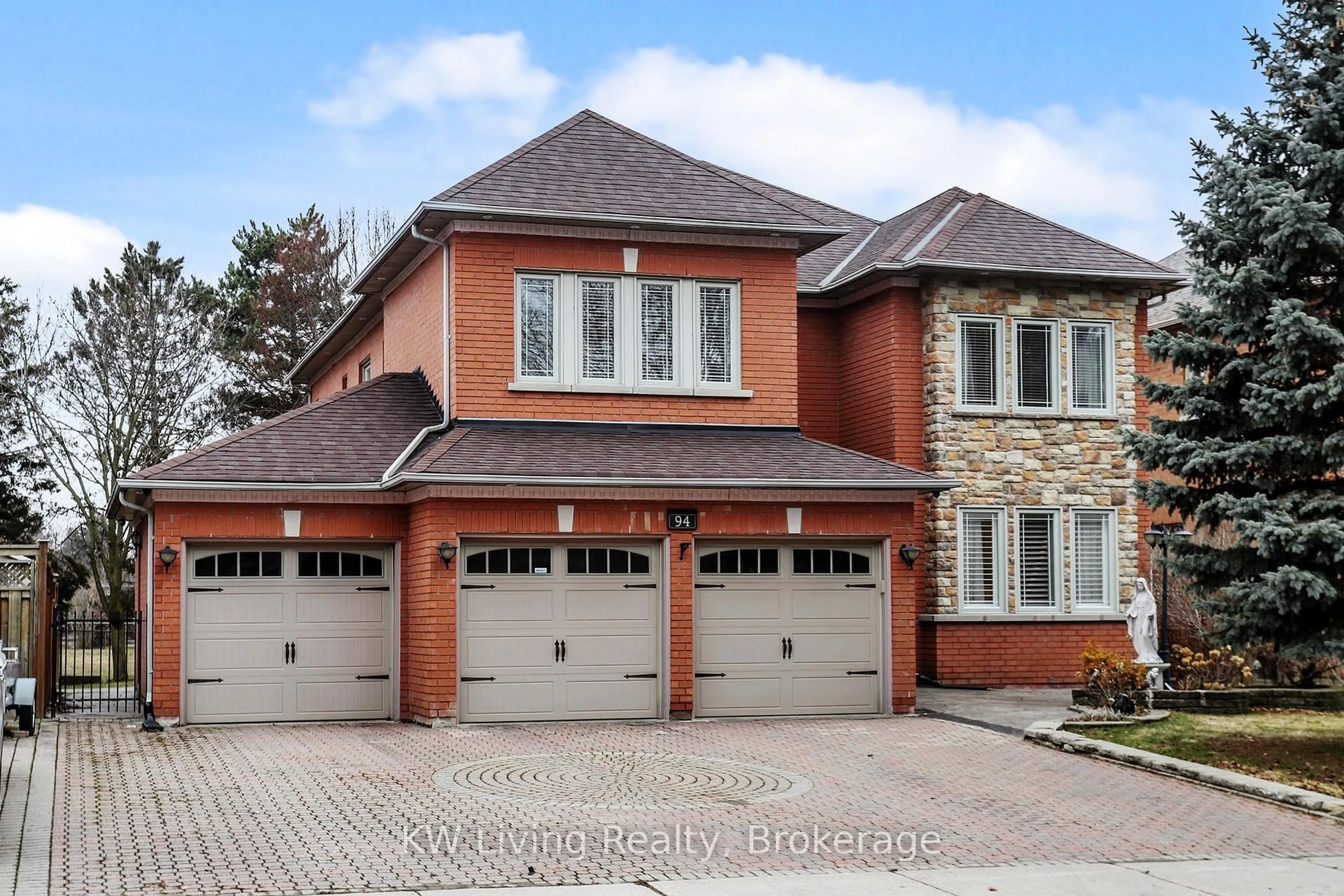 Home with brick exterior material, street for 94 Silver Rose Cres, Markham Ontario L6C 1W6
