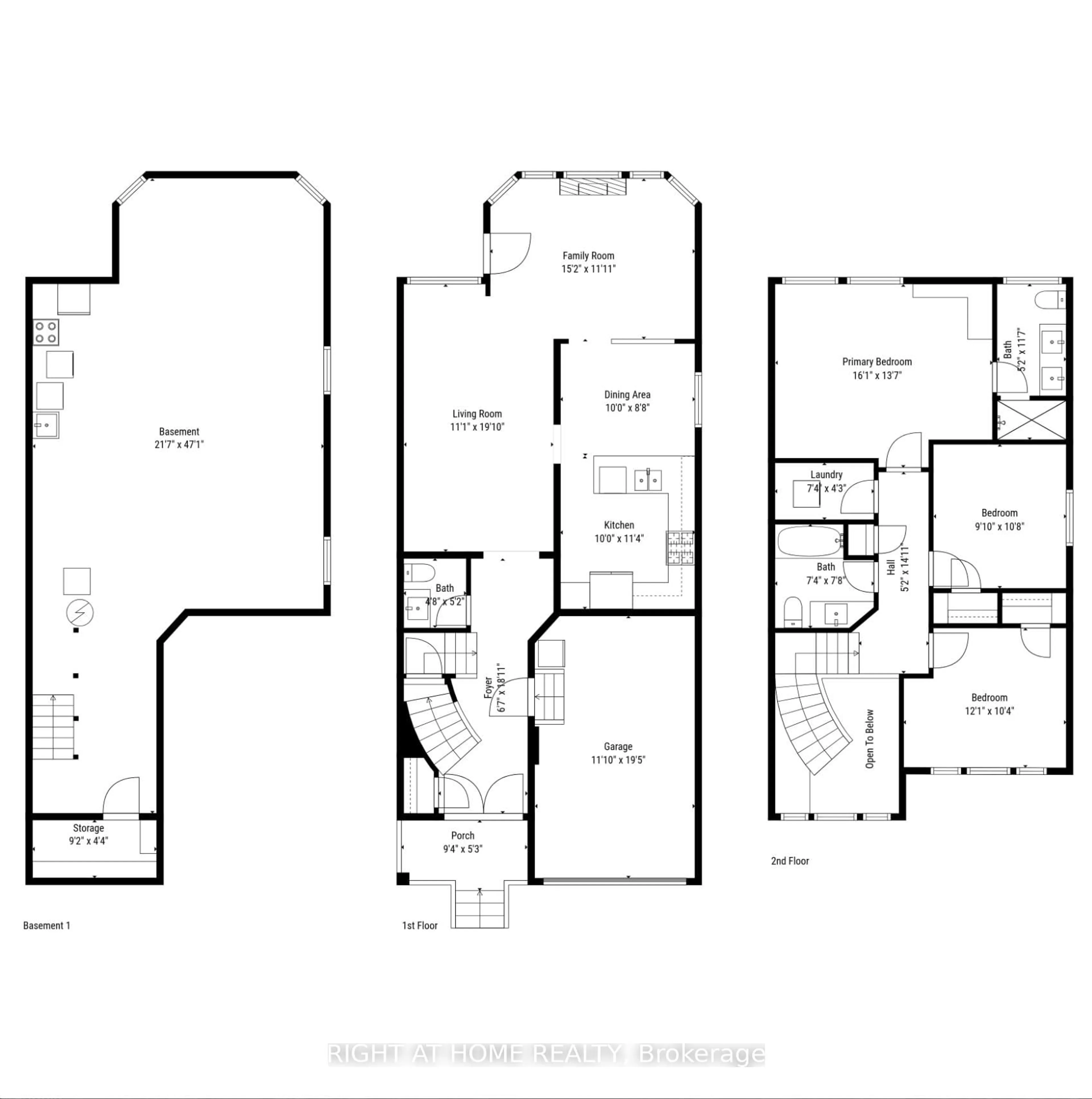 Floor plan for 32 Eddington Pl, Vaughan Ontario L6A 3P6
