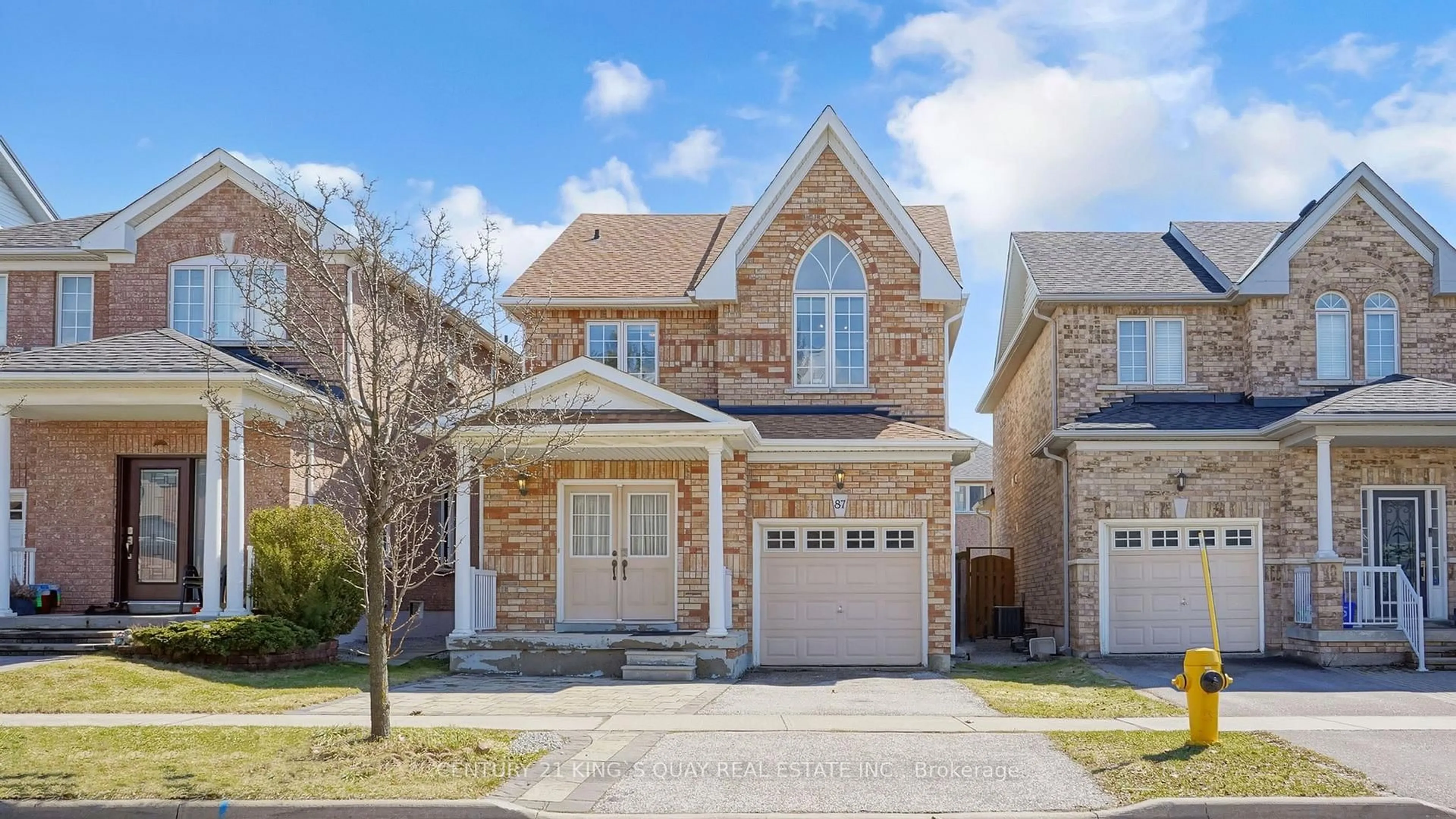 Home with brick exterior material, street for 87 Peshawar Ave, Markham Ontario L3R 9V3