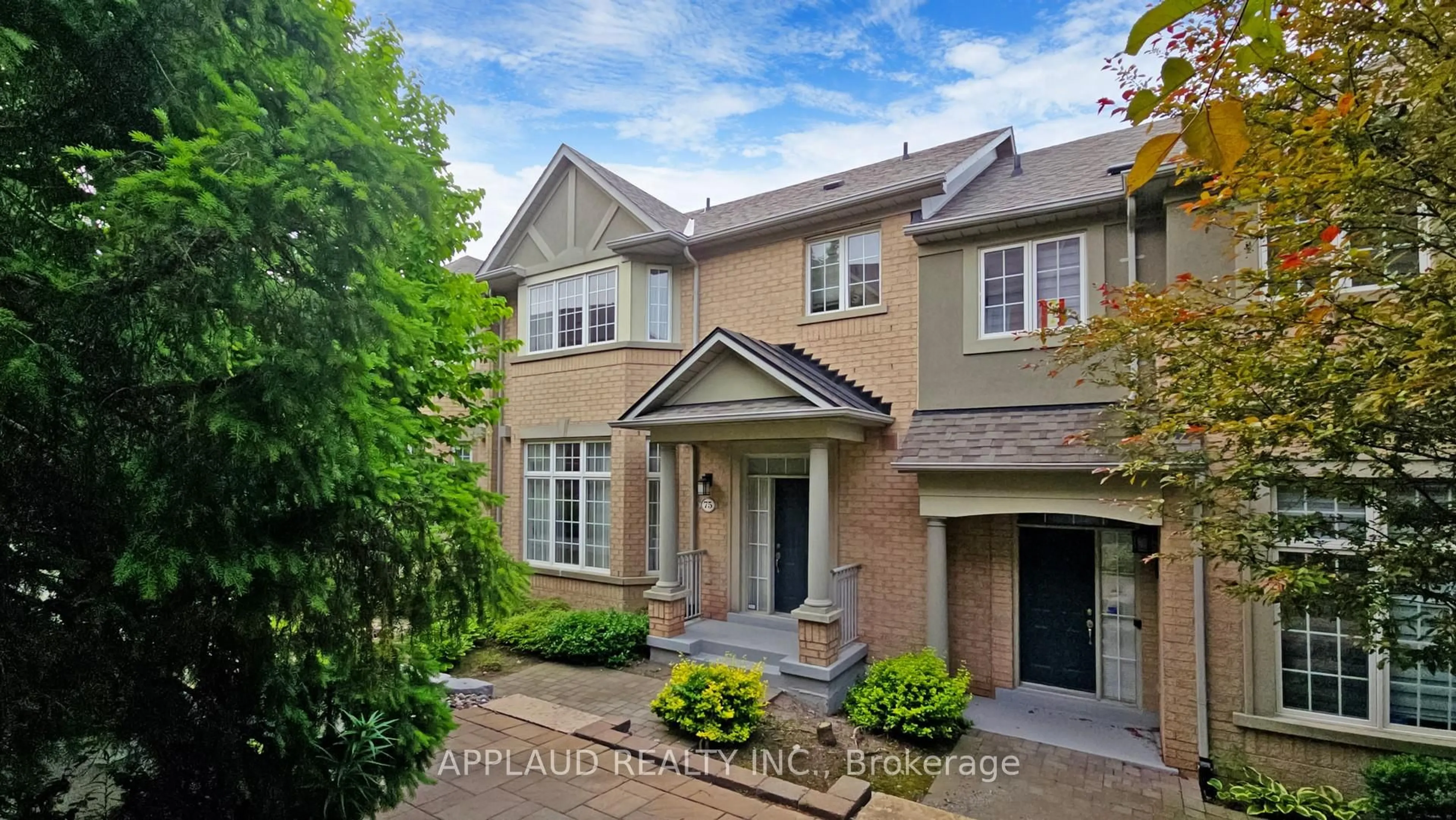 Home with brick exterior material, street for 75 Legends Way, Markham Ontario L3R 6B1