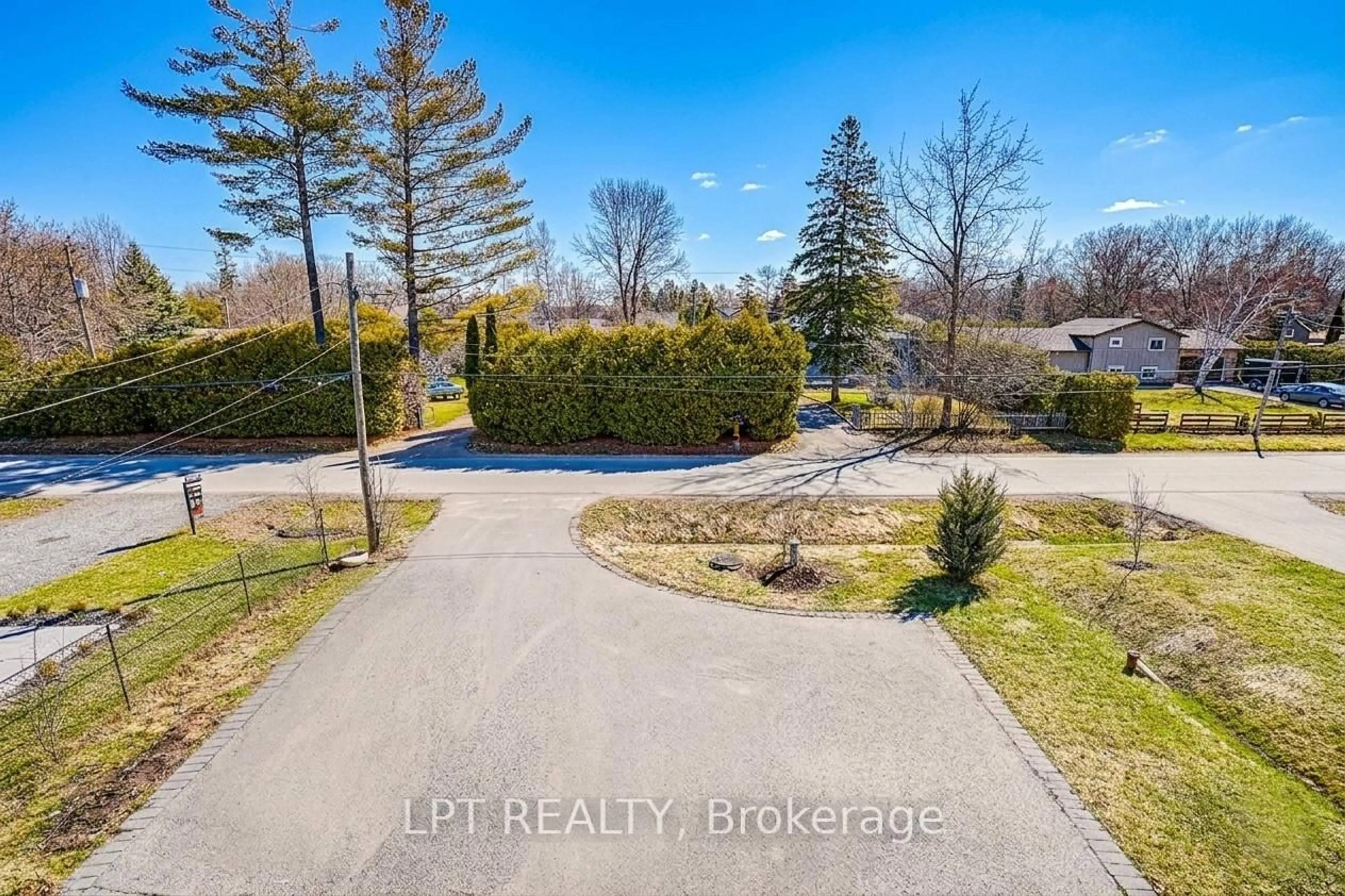 A pic from outside/outdoor area/front of a property/back of a property/a pic from drone, water/lake/river/ocean view for 774 Churchill Lane, Georgina Ontario L0E 1S0