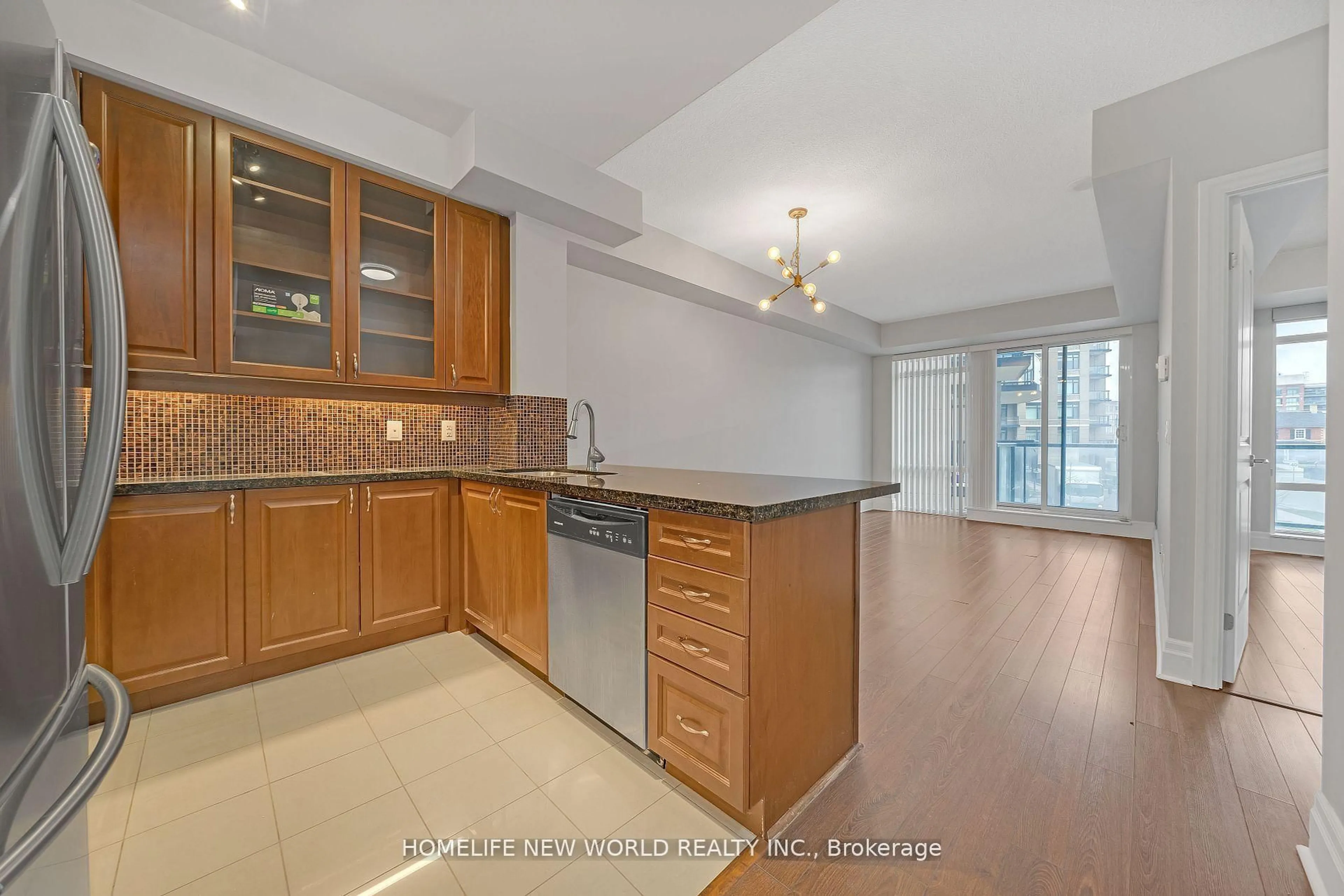 Open concept kitchen, unknown for 151 Upper Duke Cres #201, Markham Ontario L6G 0E1