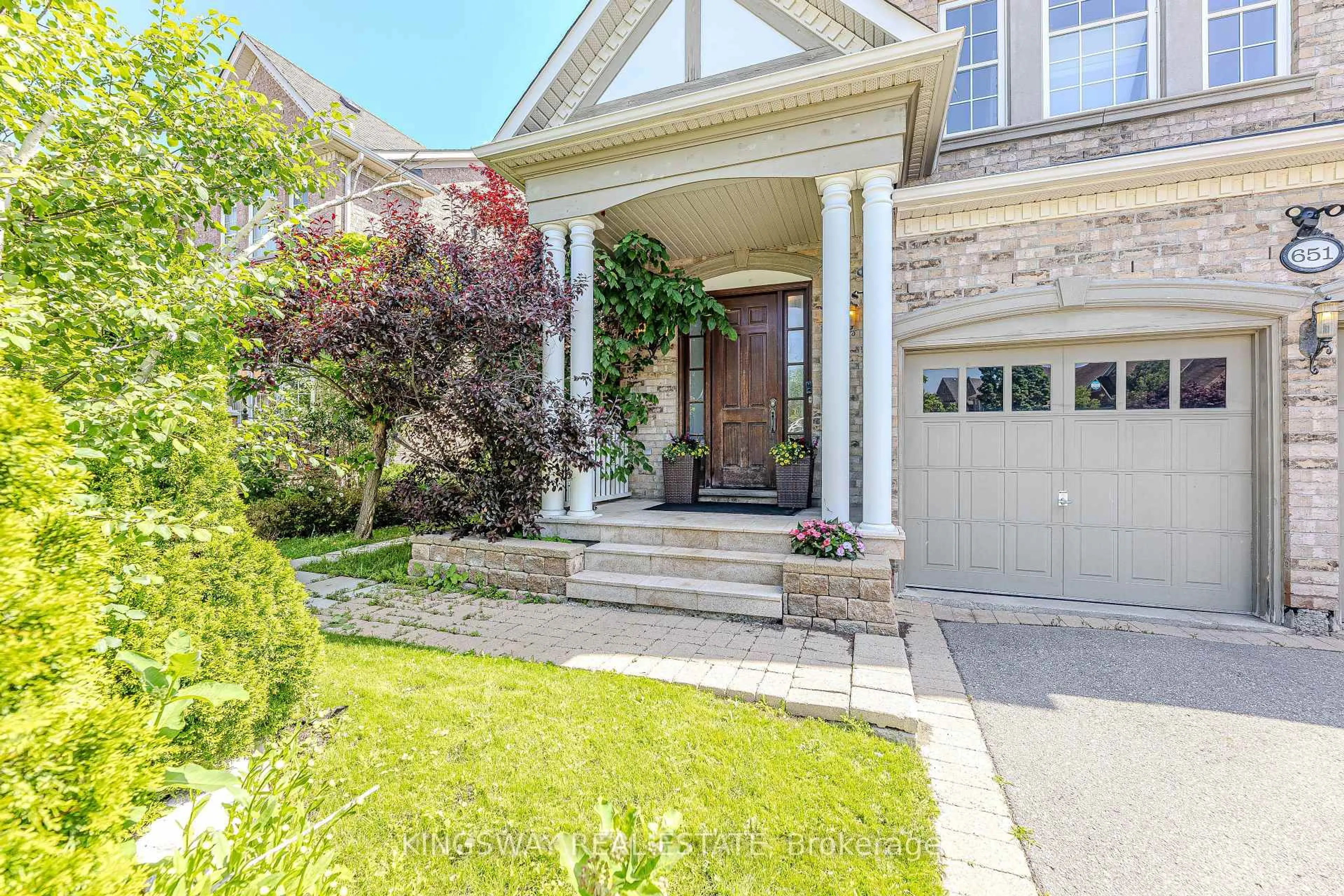 Home with brick exterior material, street for 651 Via Romano Blvd, Vaughan Ontario L6A 0G1