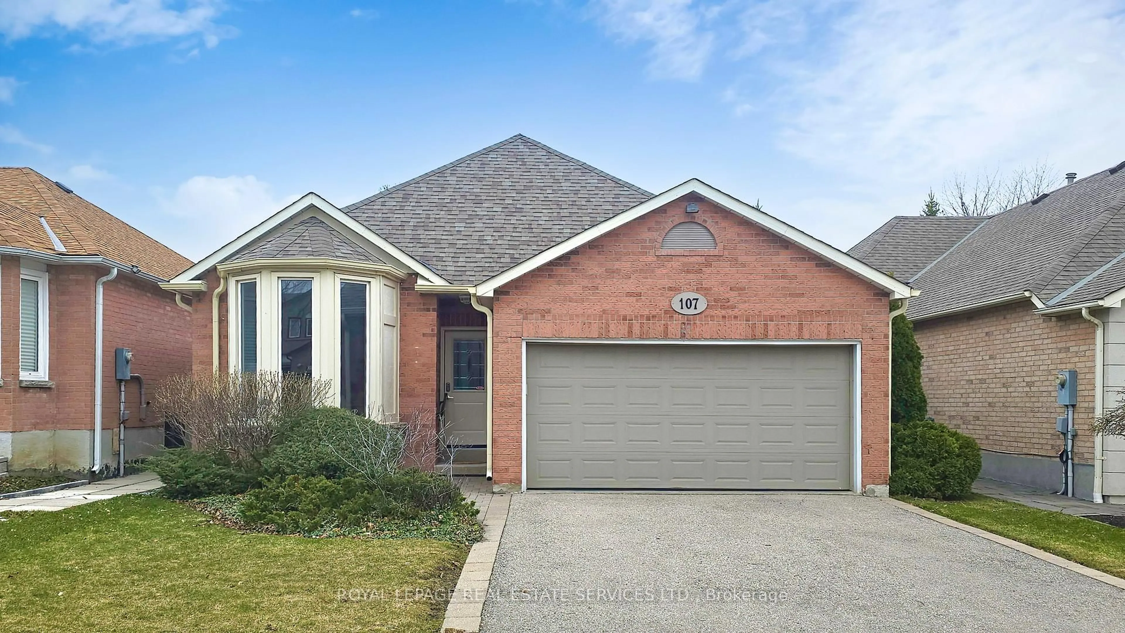 Home with brick exterior material, street for 107 Roseborough Cres, Vaughan Ontario L4J 4V2