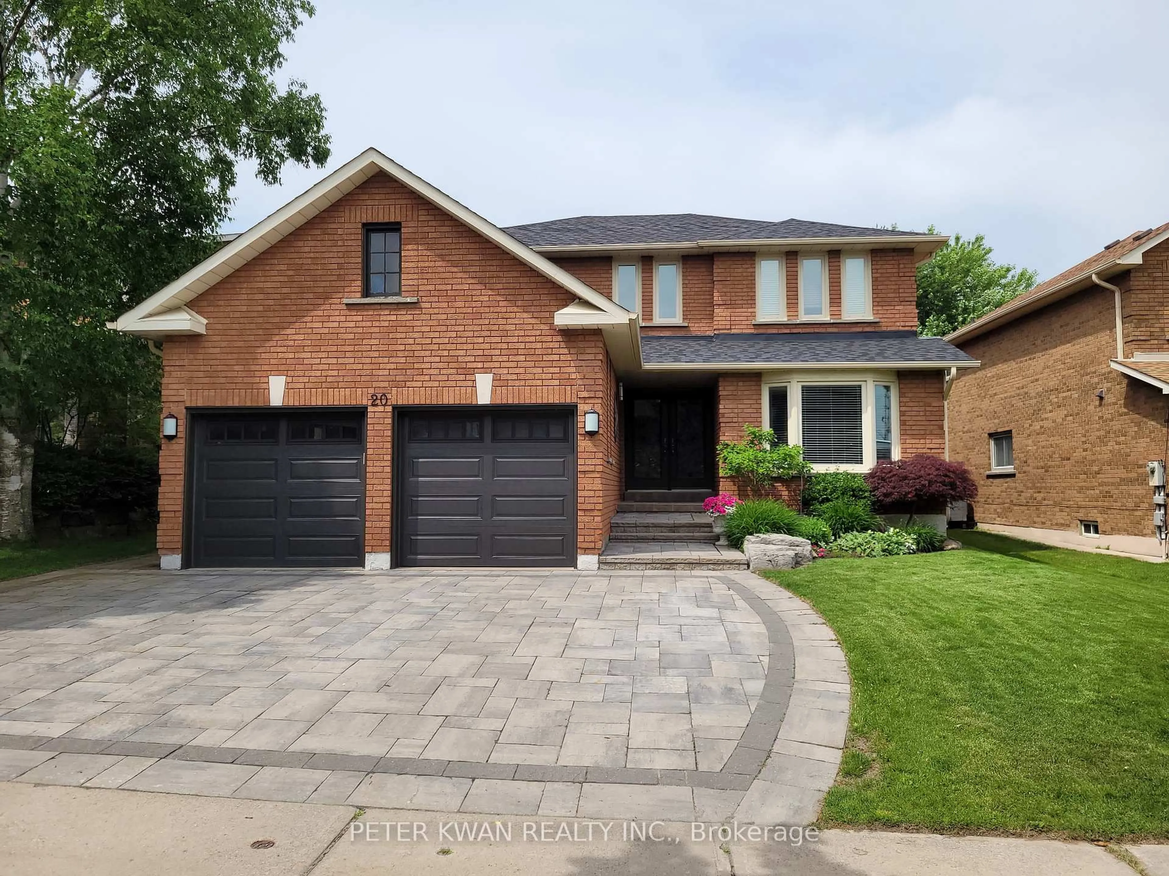 Home with brick exterior material, street for 20 Saratoga Rd, Markham Ontario L3P 7J2