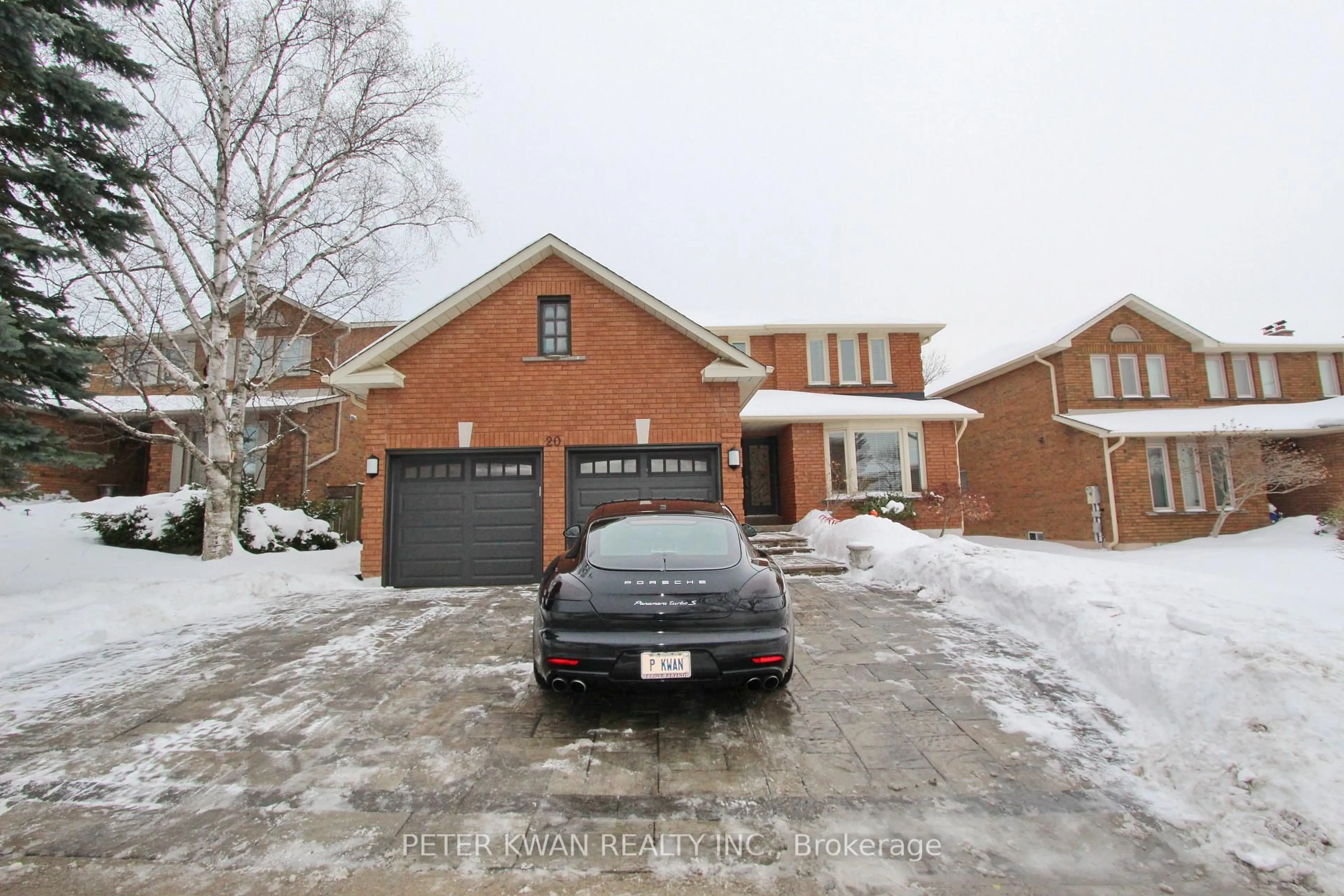 Home with brick exterior material, street for 20 Saratoga Rd, Markham Ontario L3P 7J2