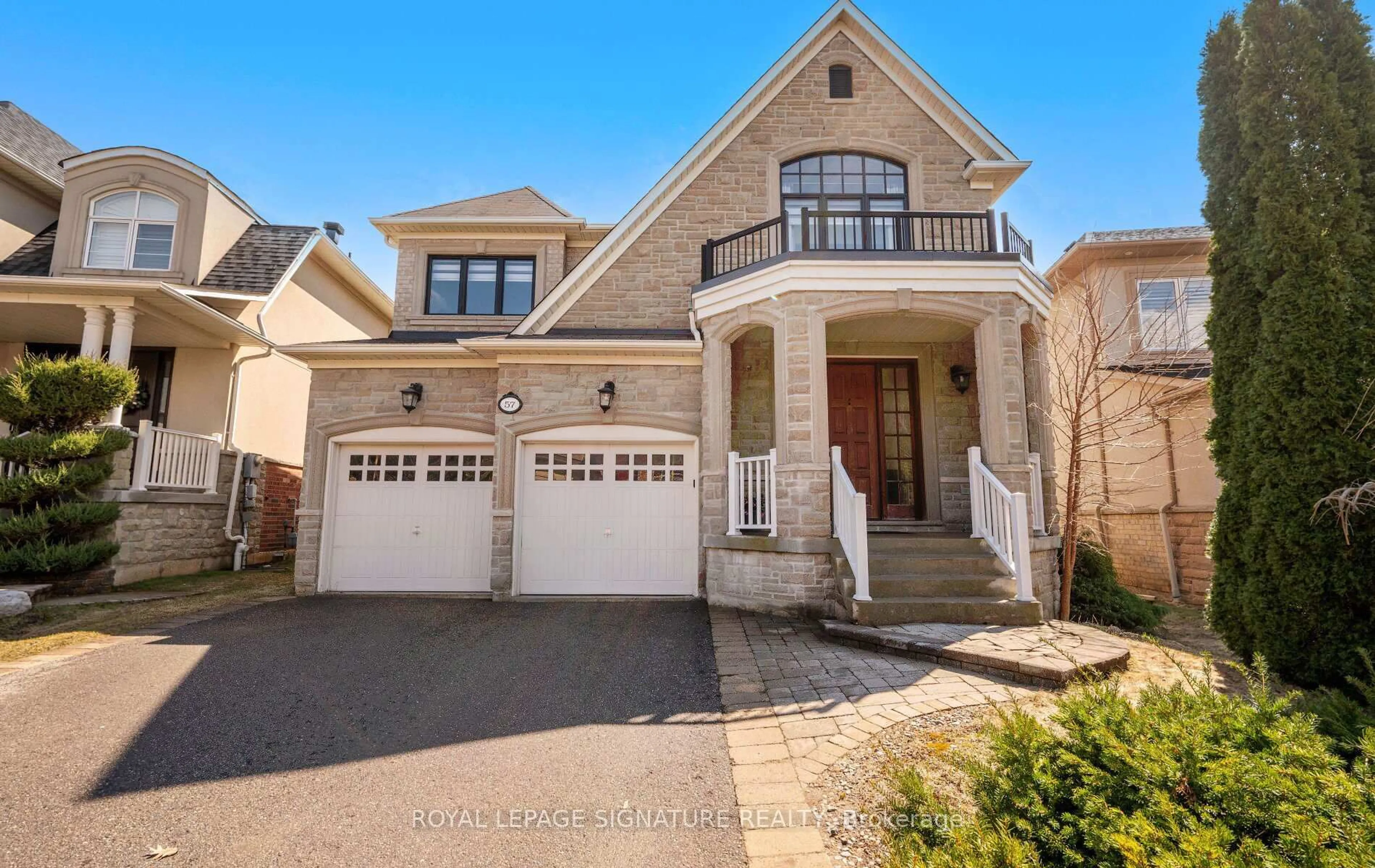 Home with brick exterior material, street for 57 Sir Francesco St, Vaughan Ontario L6A 0E6