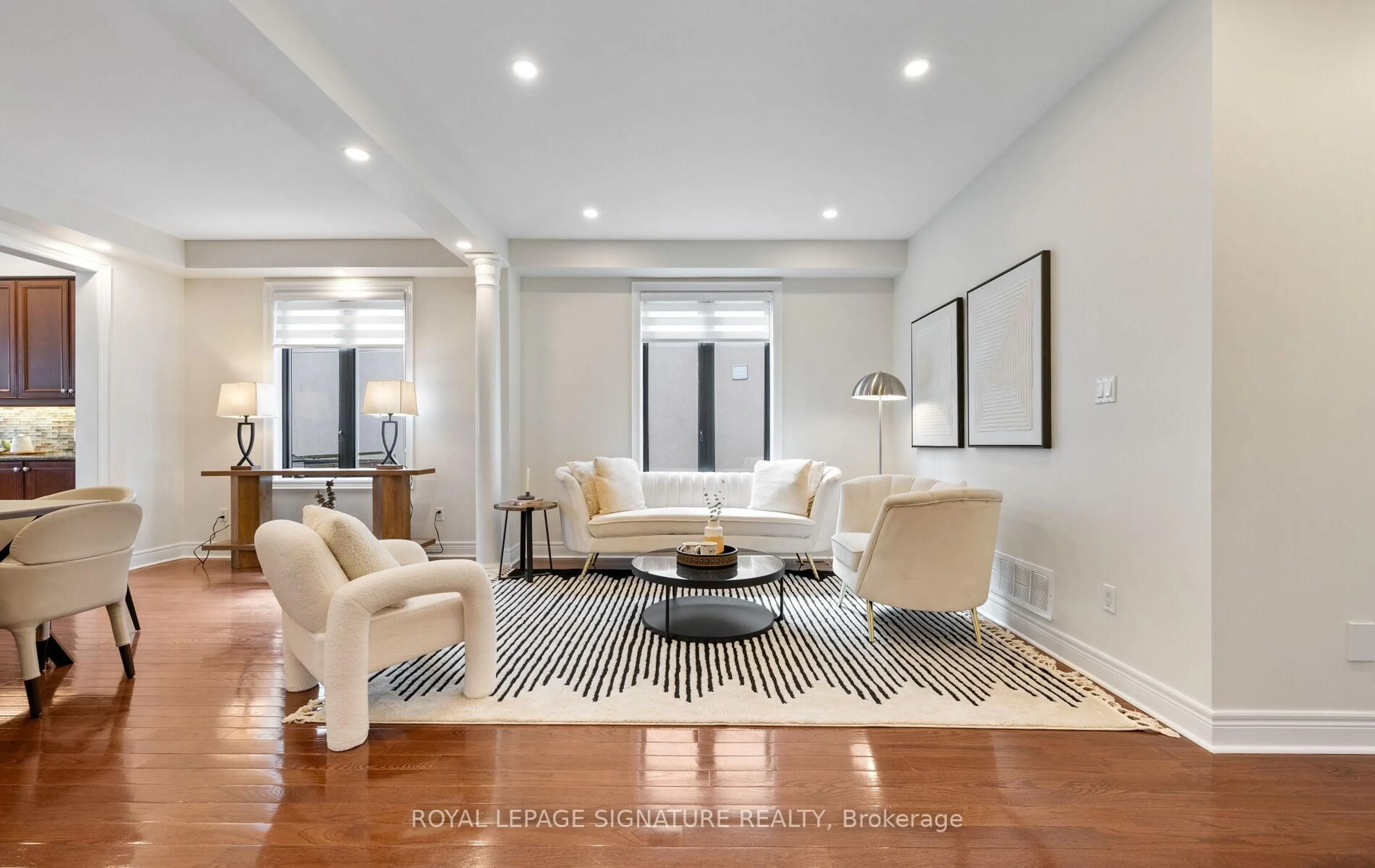 Living room with furniture, unknown for 57 Sir Francesco St, Vaughan Ontario L6A 0E6