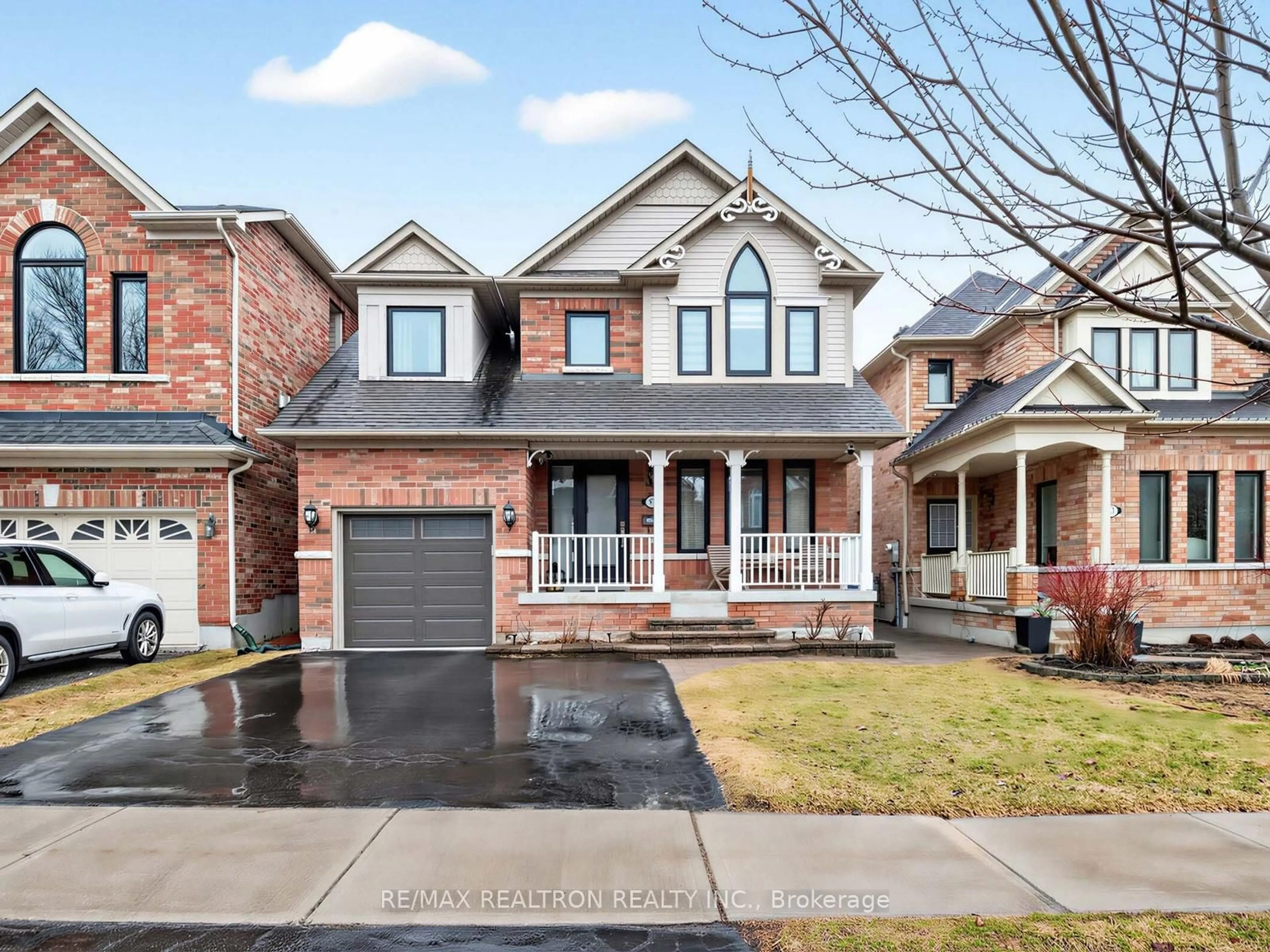Home with brick exterior material, street for 57 Skipton Tr, Aurora Ontario L4G 7R3