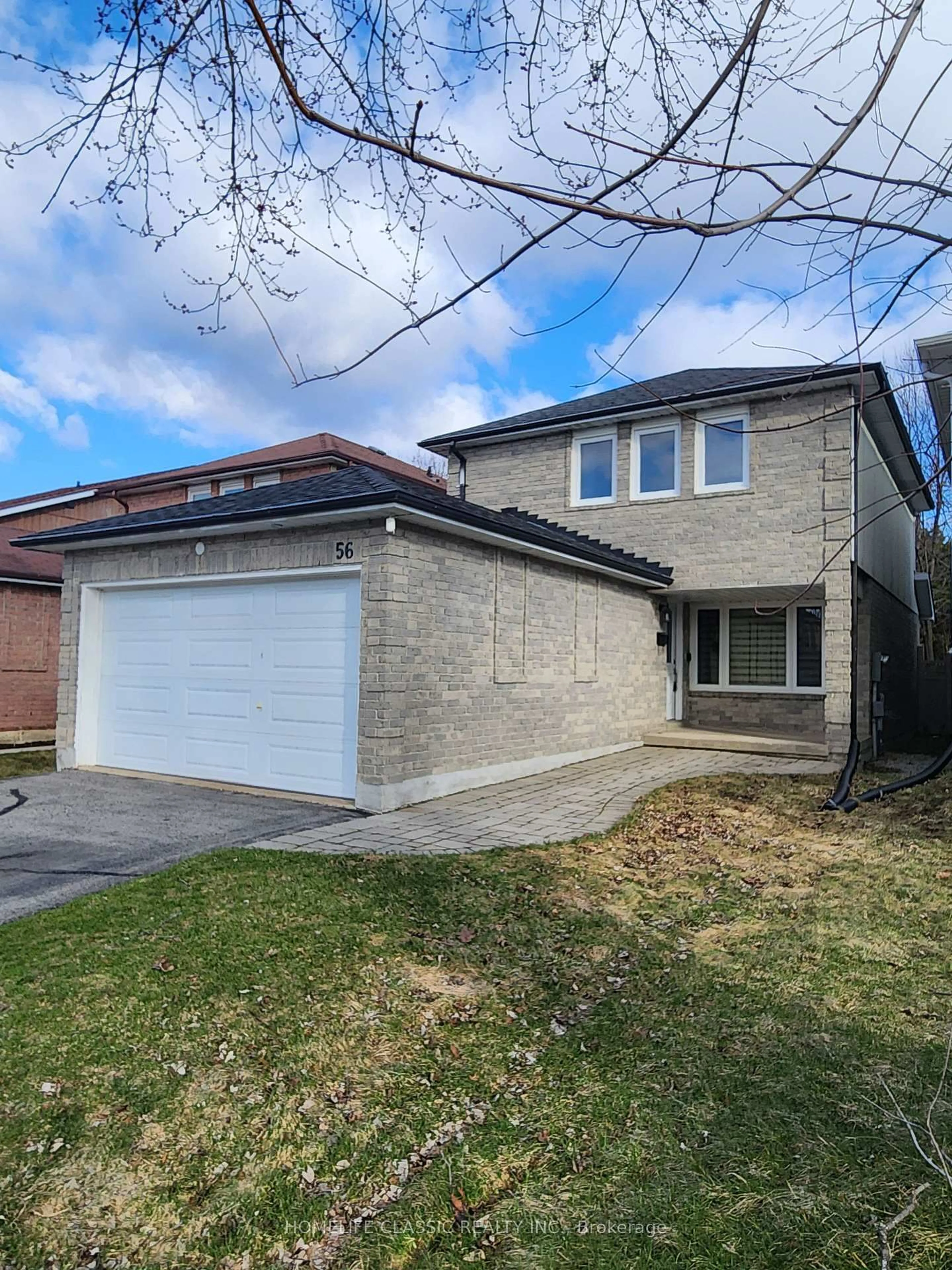 Home with brick exterior material, street for 56 Gray Cres, Richmond Hill Ontario L4C 5V5