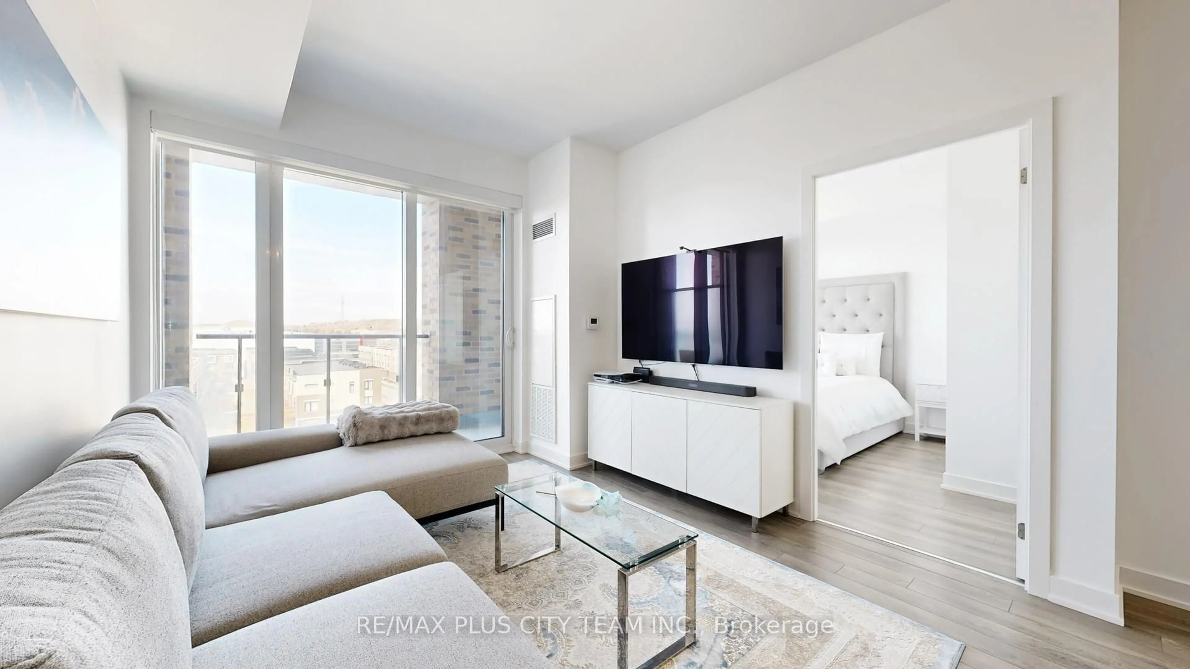 Living room with furniture, unknown for 100 Eagle Rock Way #626, Vaughan Ontario L6A 5B9