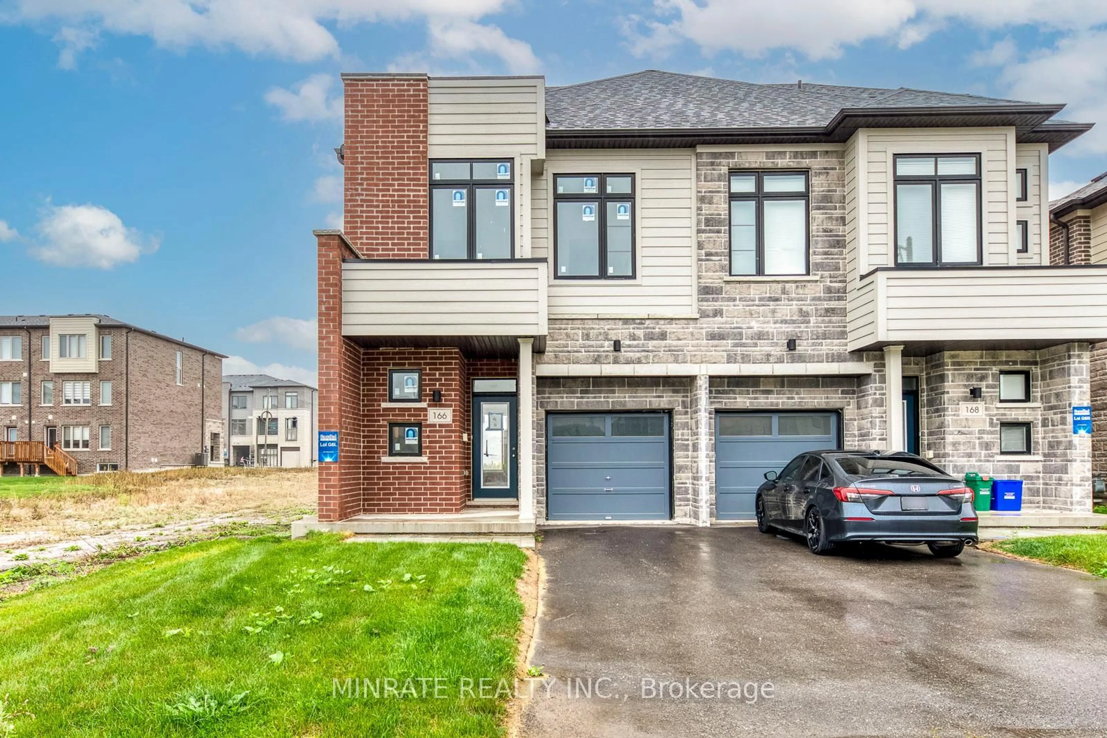 Home with brick exterior material, street for 166 William Booth Ave, Newmarket Ontario L3X 0K7