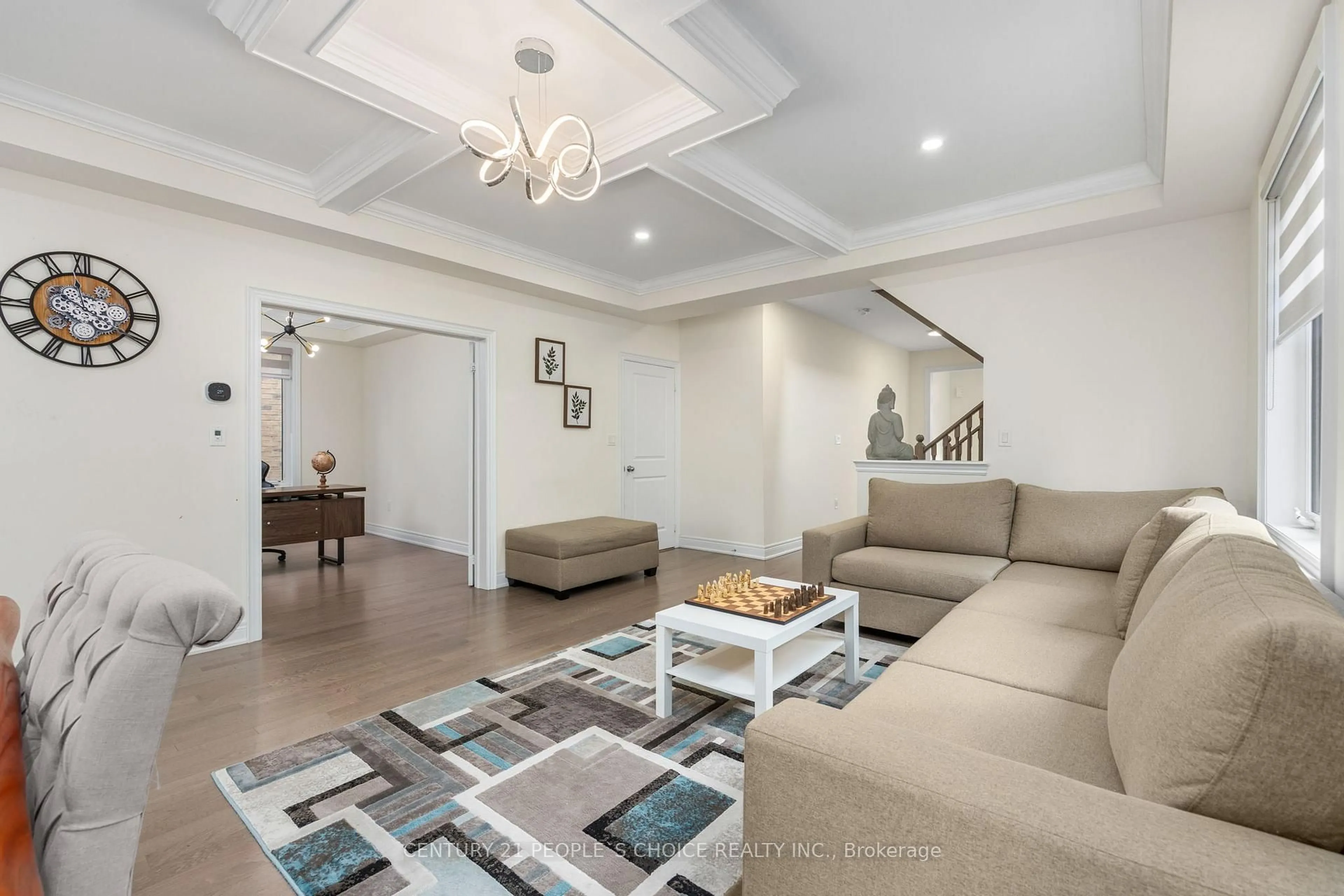 Living room with furniture, unknown for 64 Coldwell Bay Circ, Vaughan Ontario L4H 5E9