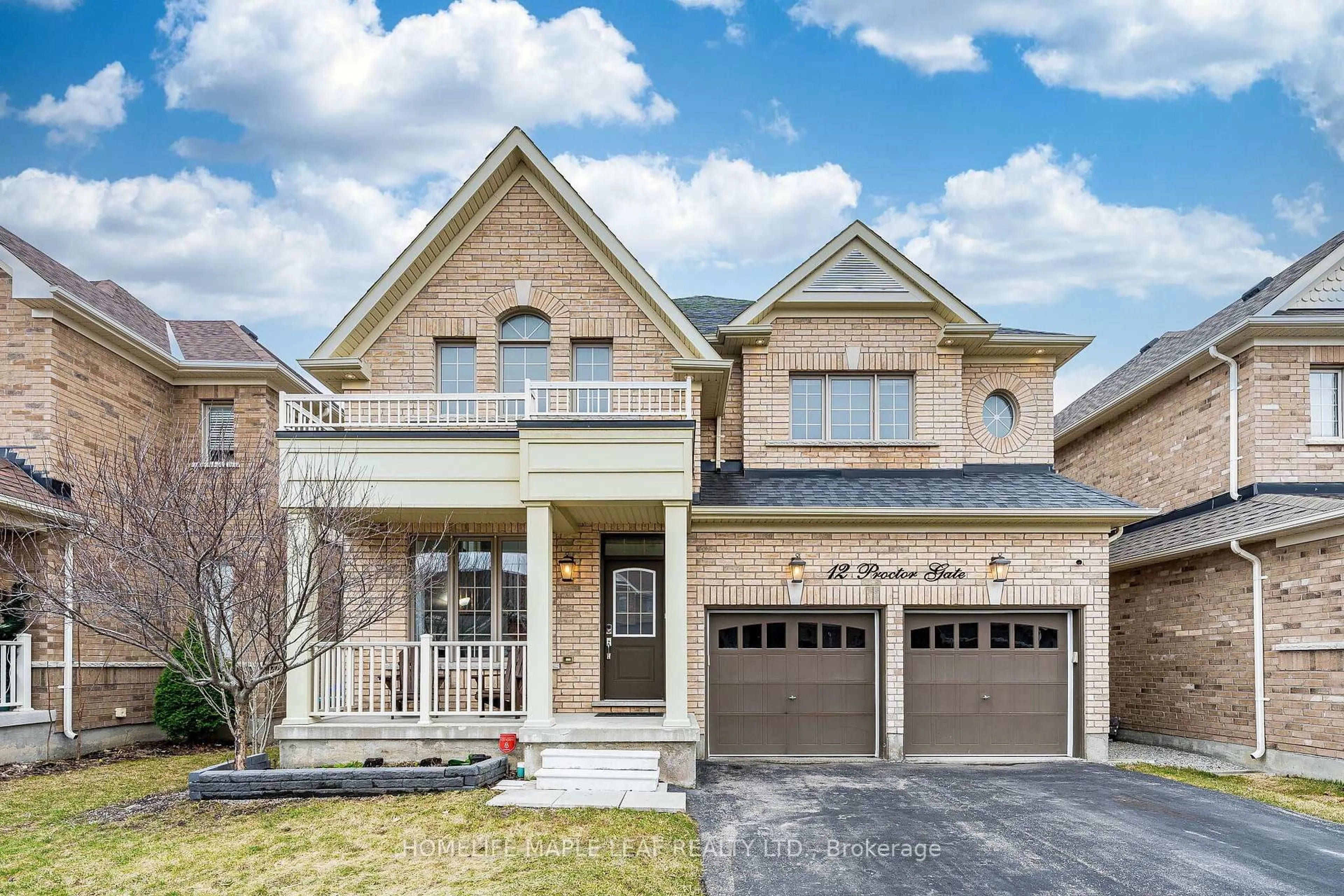 Home with brick exterior material, street for 12 Proctor Gate, New Tecumseth Ontario L0G 1W0