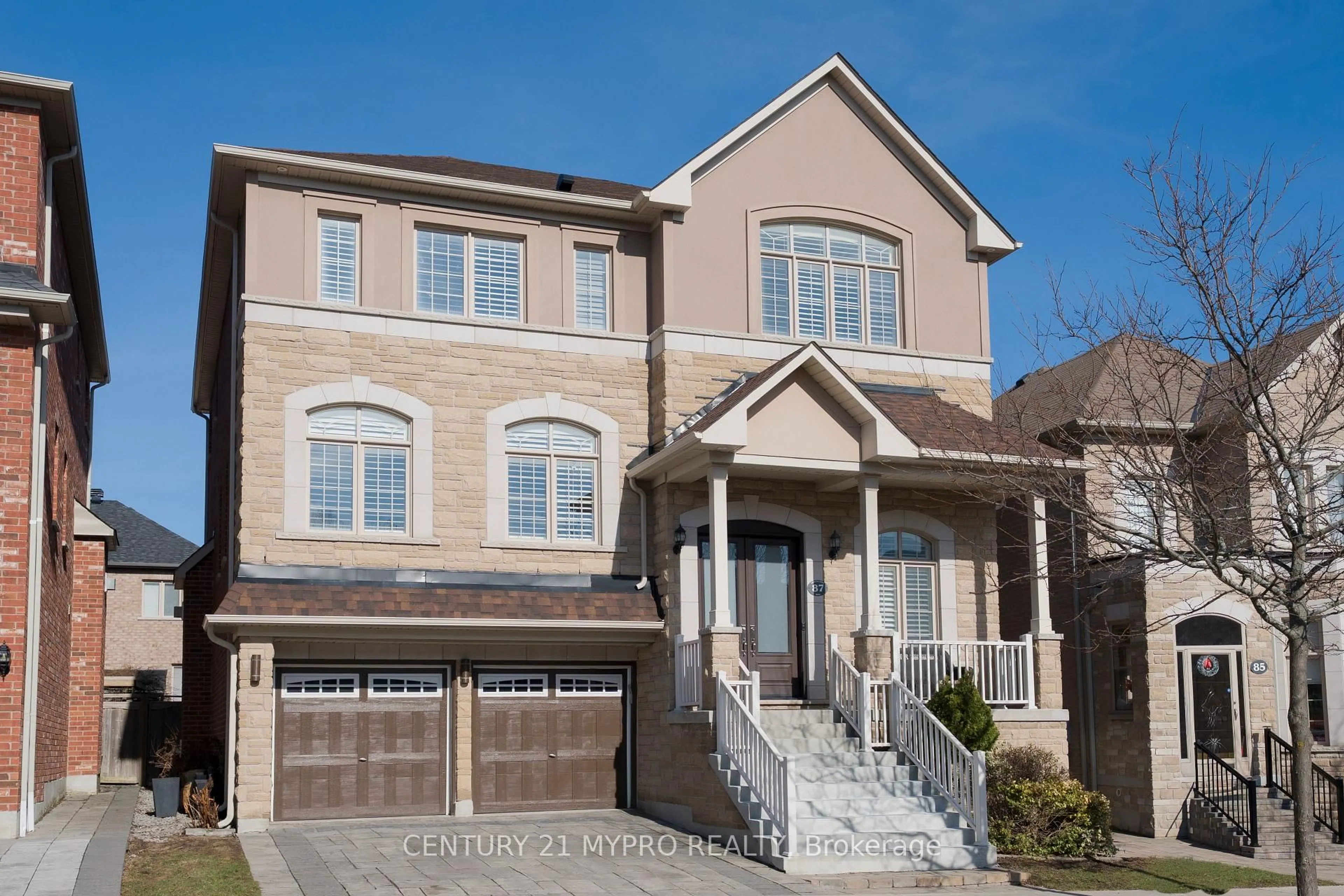Home with brick exterior material, street for 87 Fred Mclaren Blvd, Markham Ontario L6E 0L3