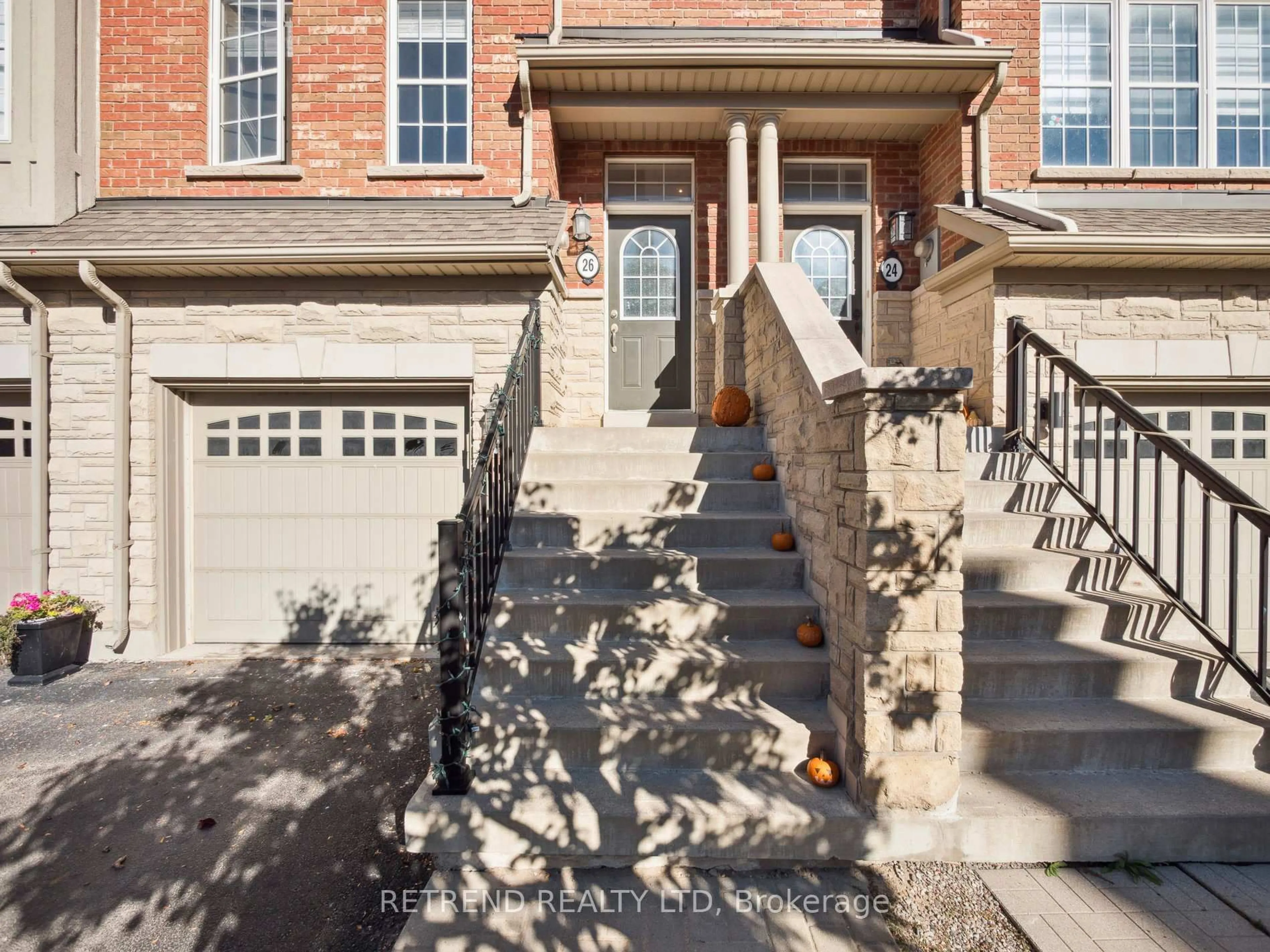 Home with brick exterior material, street for 26 Golden Spruce Lane, Vaughan Ontario L6A 0J6