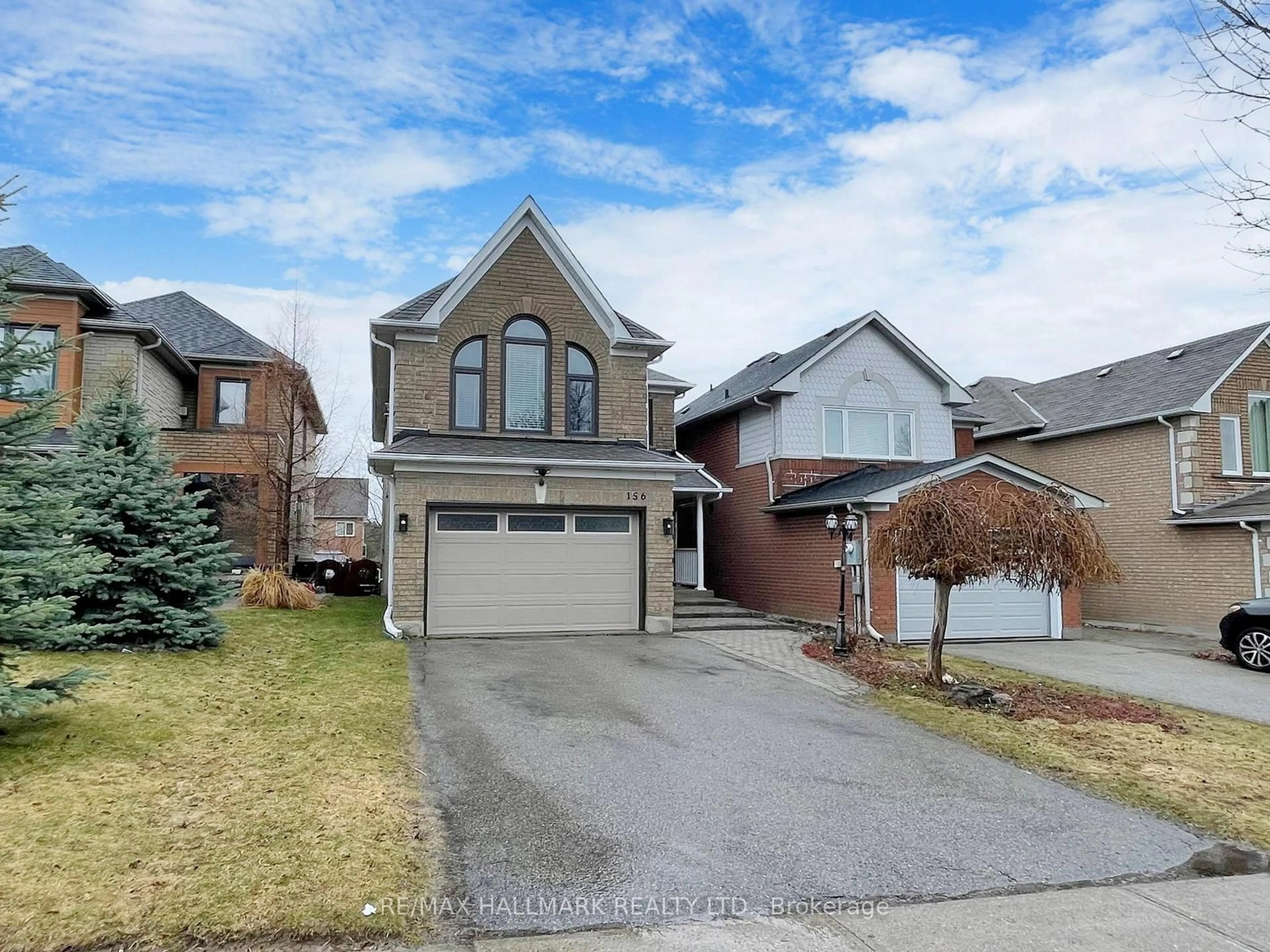 Home with brick exterior material, street for 156 Stone Rd, Aurora Ontario L4G 6Y9