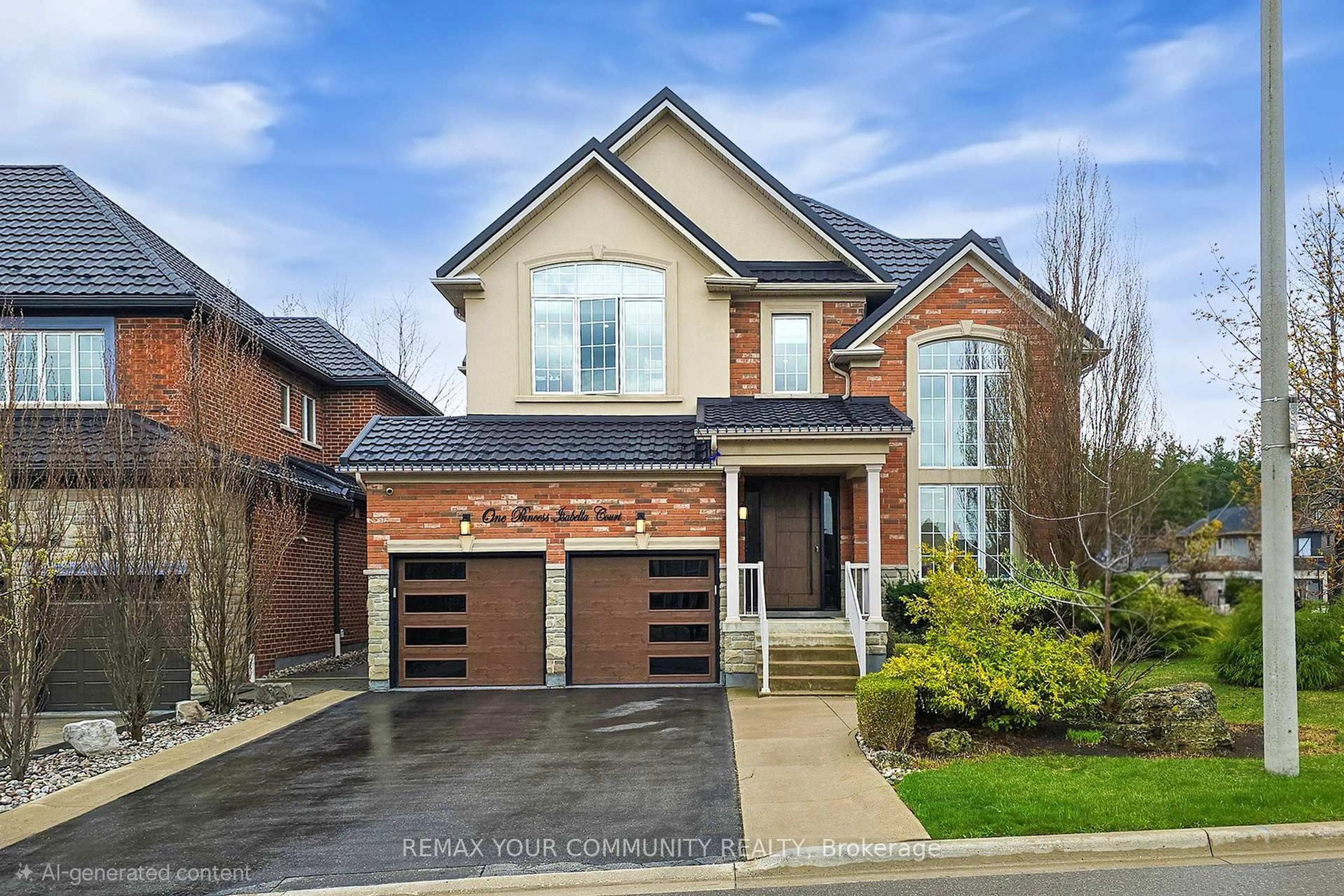 Home with brick exterior material, street for 1 Princess Isabella Crt, Vaughan Ontario L6A 4B3