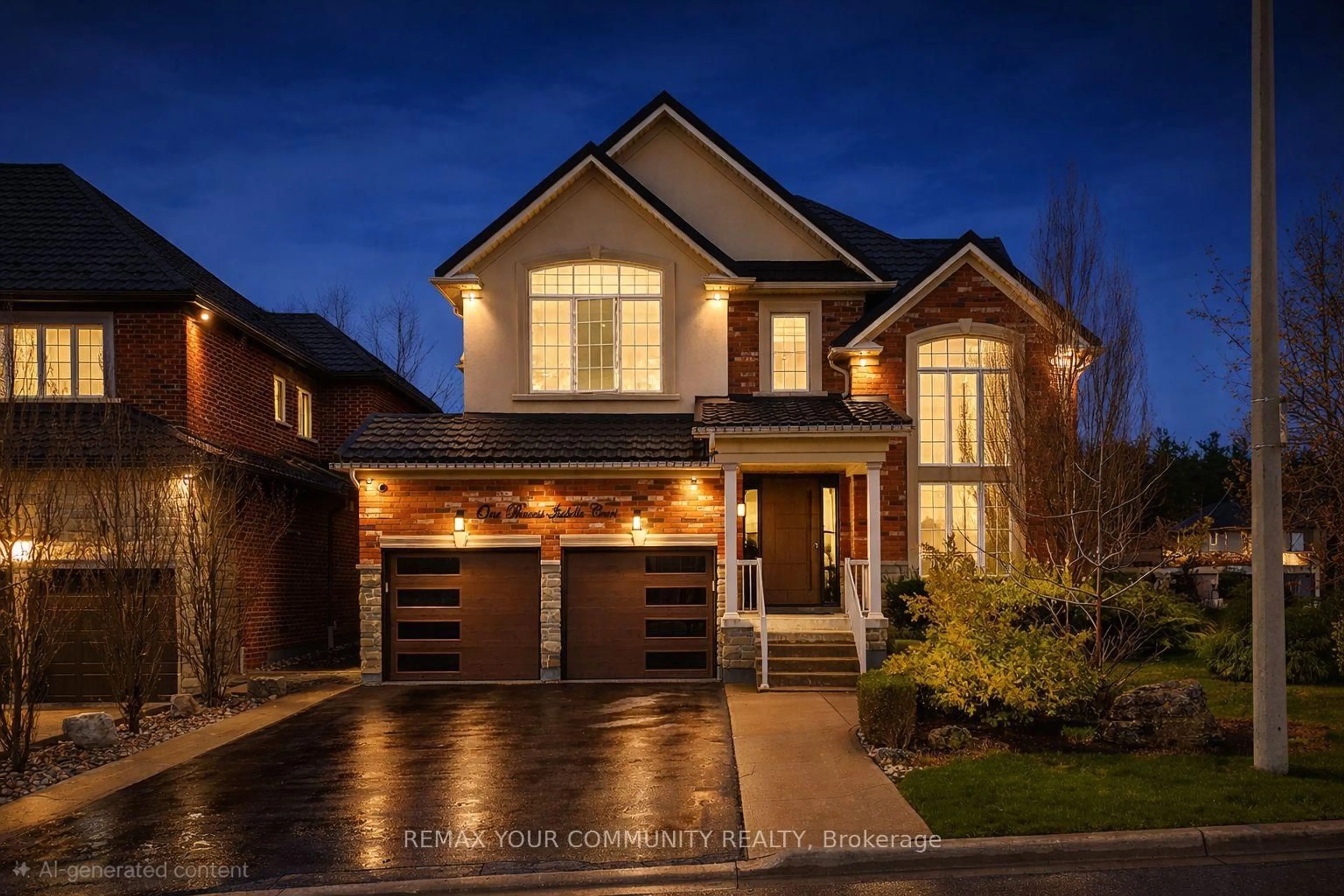 Home with brick exterior material, street for 1 Princess Isabella Crt, Vaughan Ontario L6A 4B3