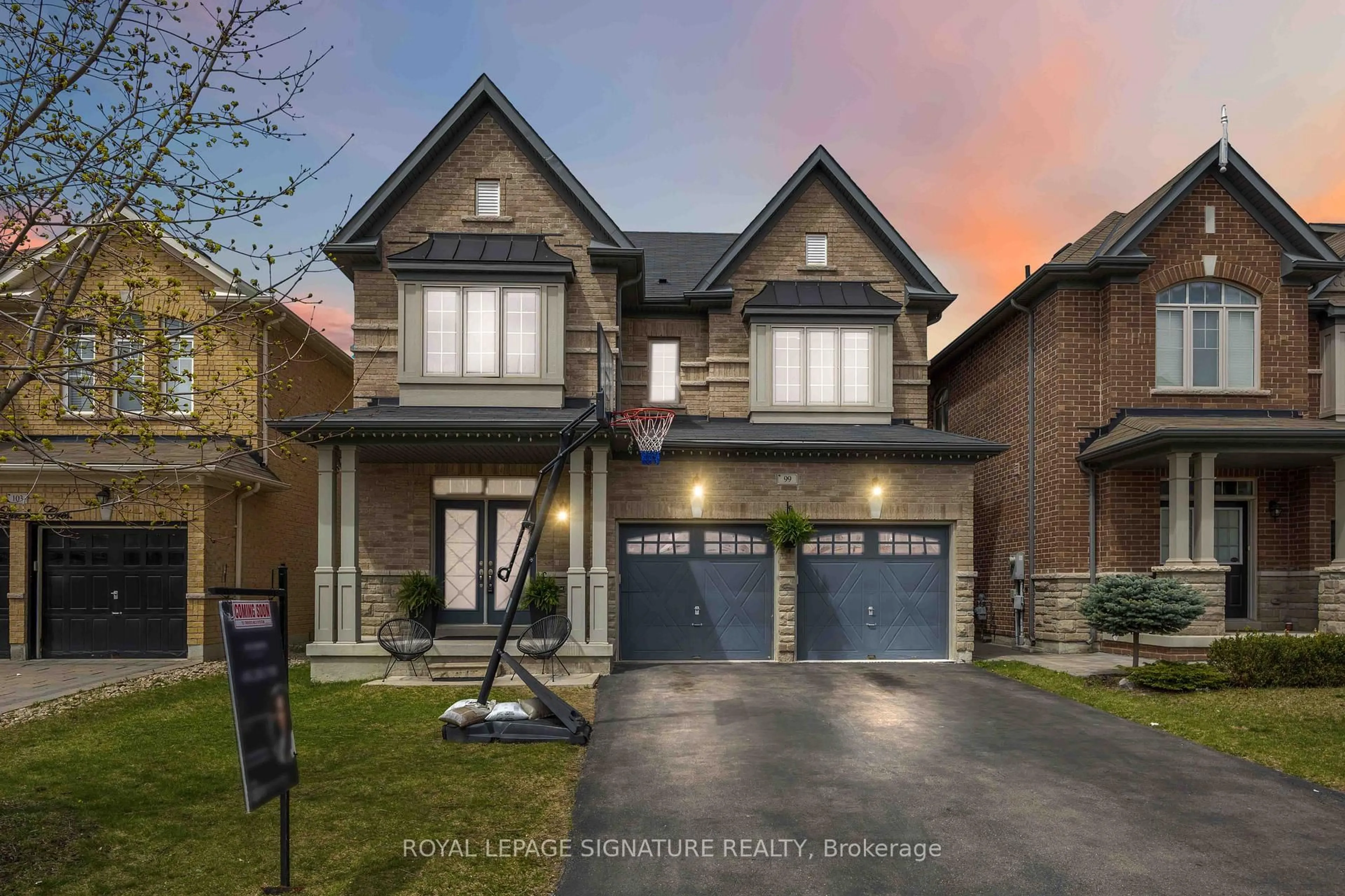 Home with brick exterior material, street for 99 Card Lumber Cres, Vaughan Ontario L4H 3Z1